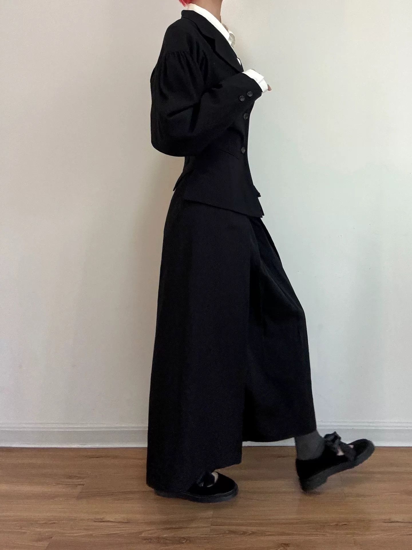 Yohji Yamamoto Y's Yohji Yamamoto Black Skirt Size 26" / US 2 / IT 38 - 6 Thumbnail