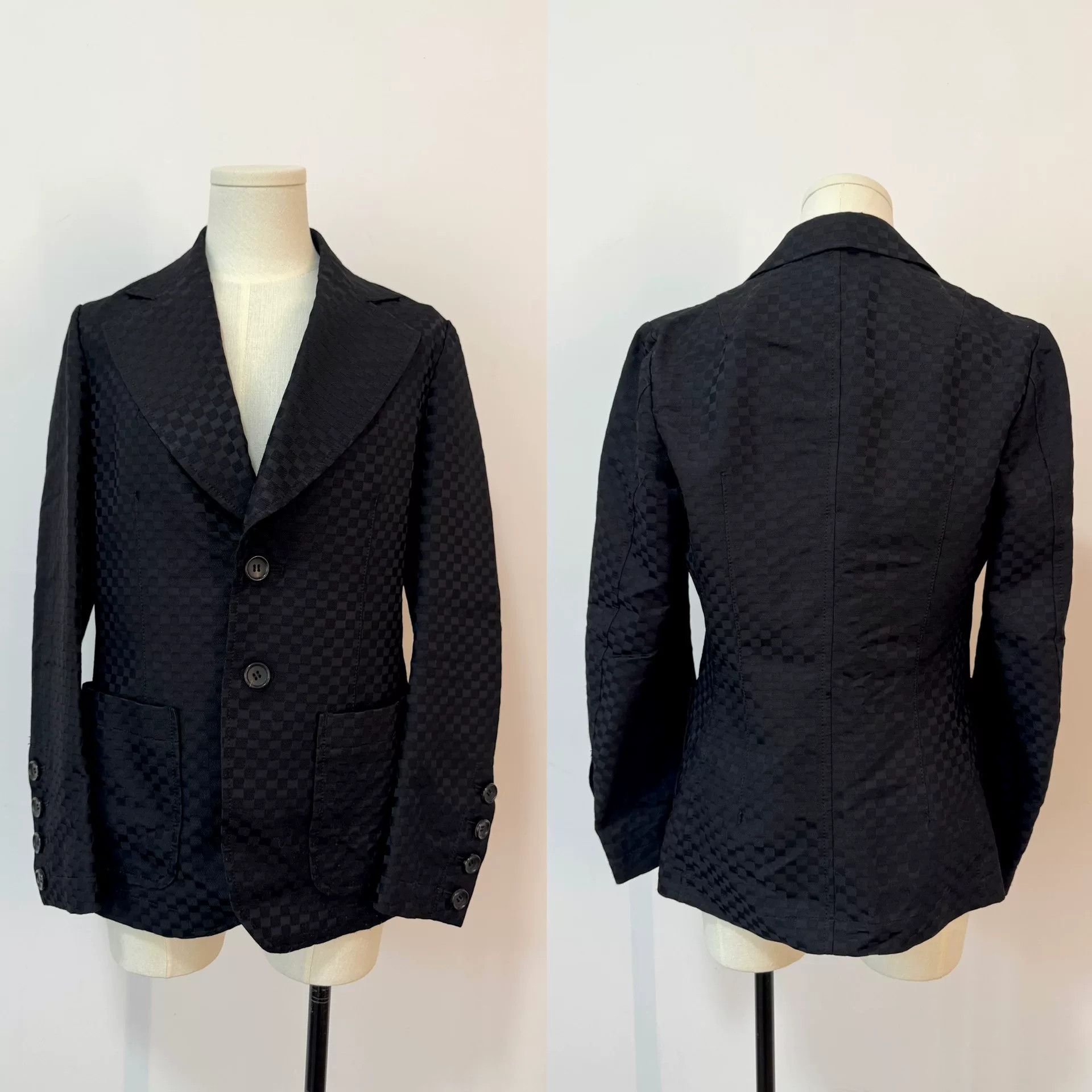 Junya Watanabe Junya Watanabe Black Check Blazer Size M / US 6-8 / IT 42-44 - 8 Thumbnail