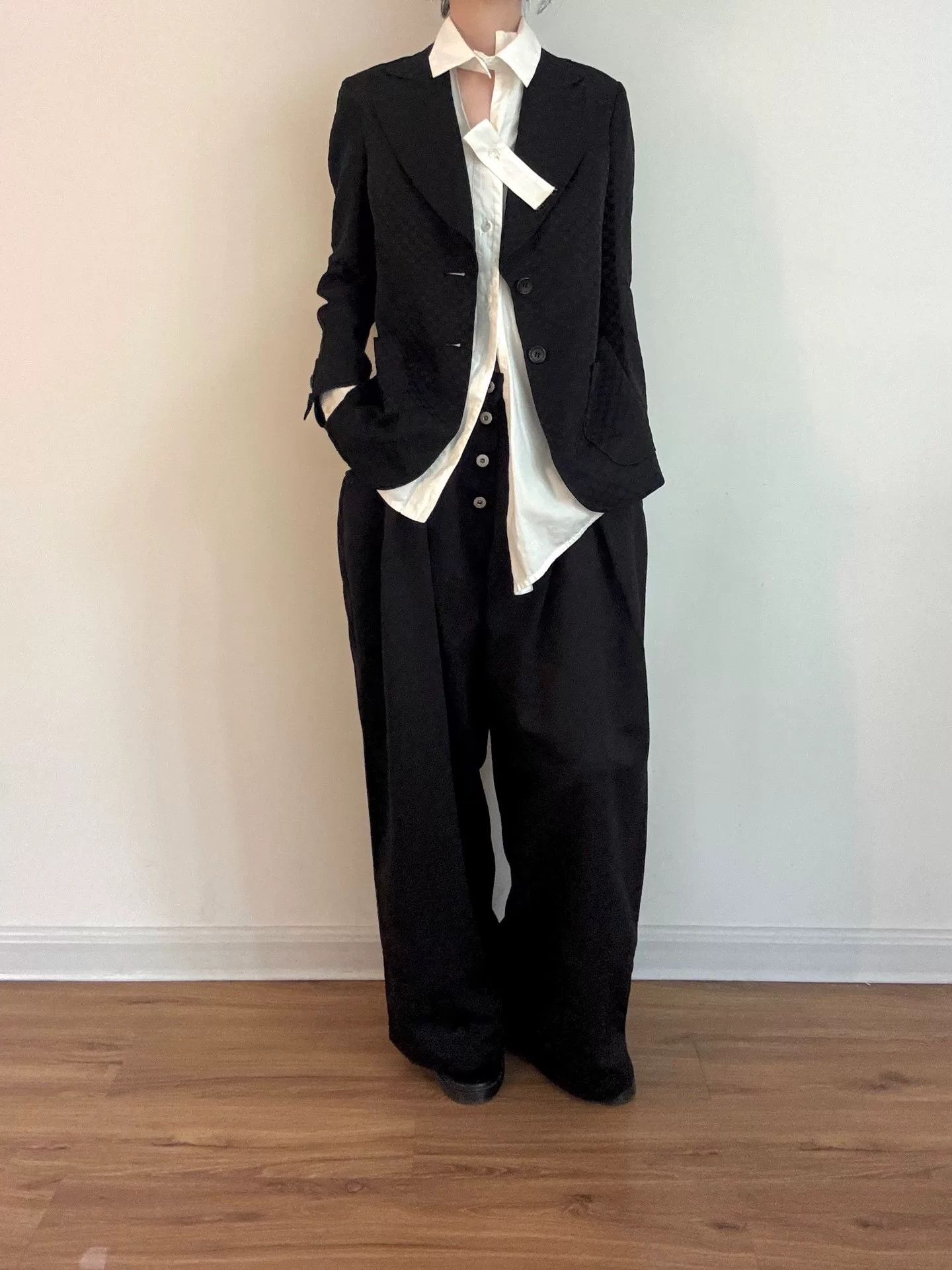 Junya Watanabe Junya Watanabe Black Check Blazer Size M / US 6-8 / IT 42-44 - 2 Thumbnail