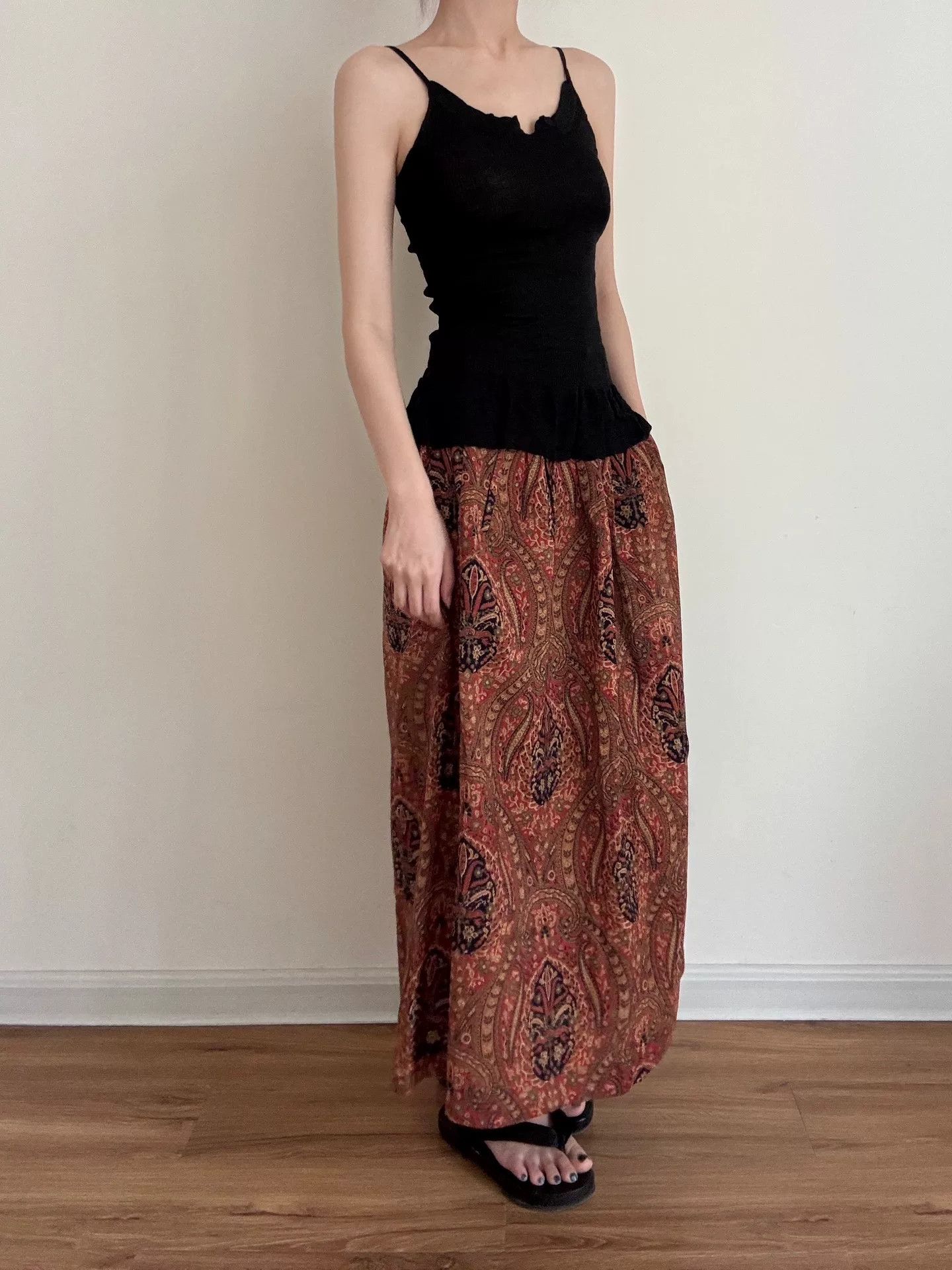 Margaret Howell Margaret Howell Printed Midi Skirt Size 26" / US 2 / IT 38 - 3 Thumbnail