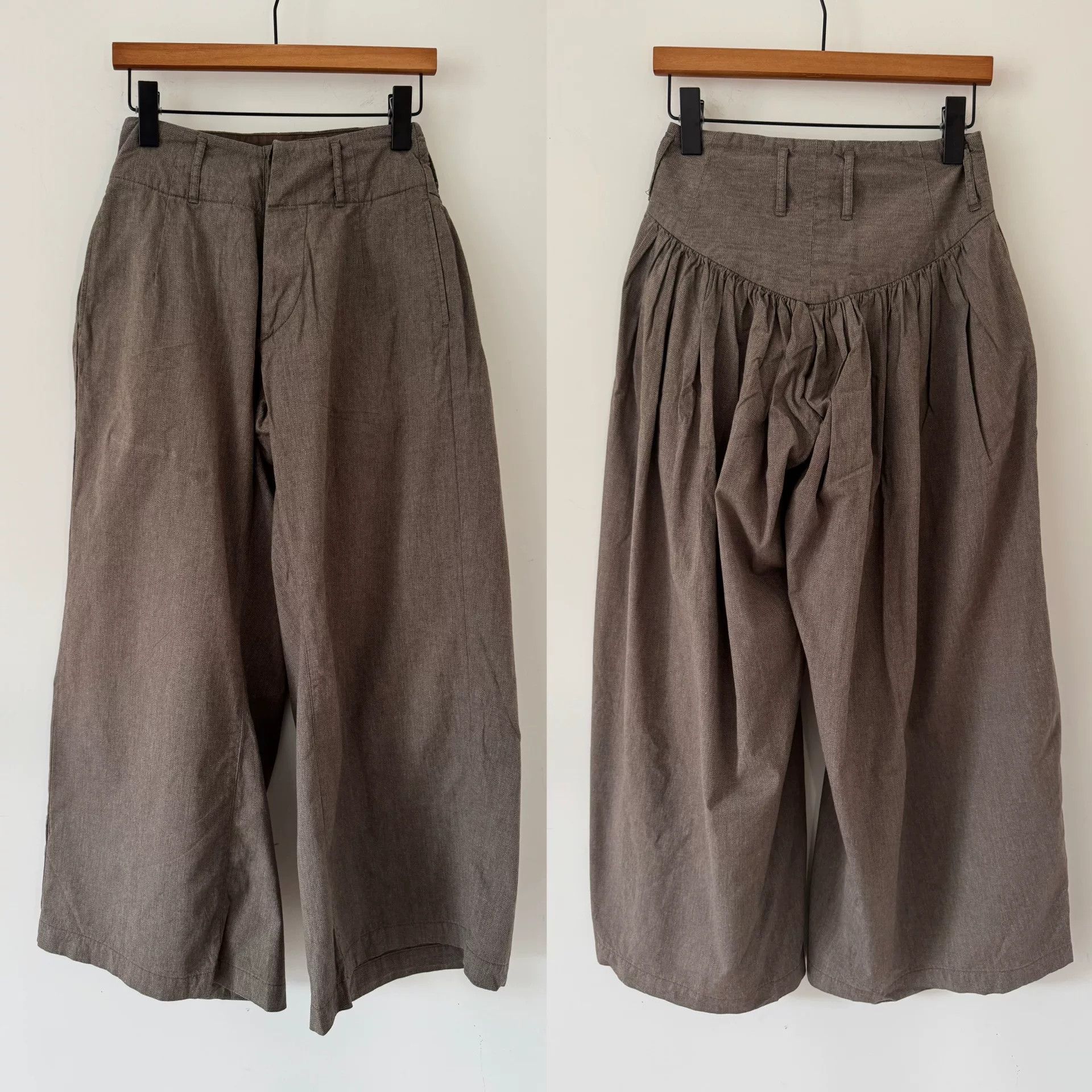 Kapital Kapital Wide-Leg Cotton Trousers Size 28" / US 6 / IT 42 - 8 Thumbnail