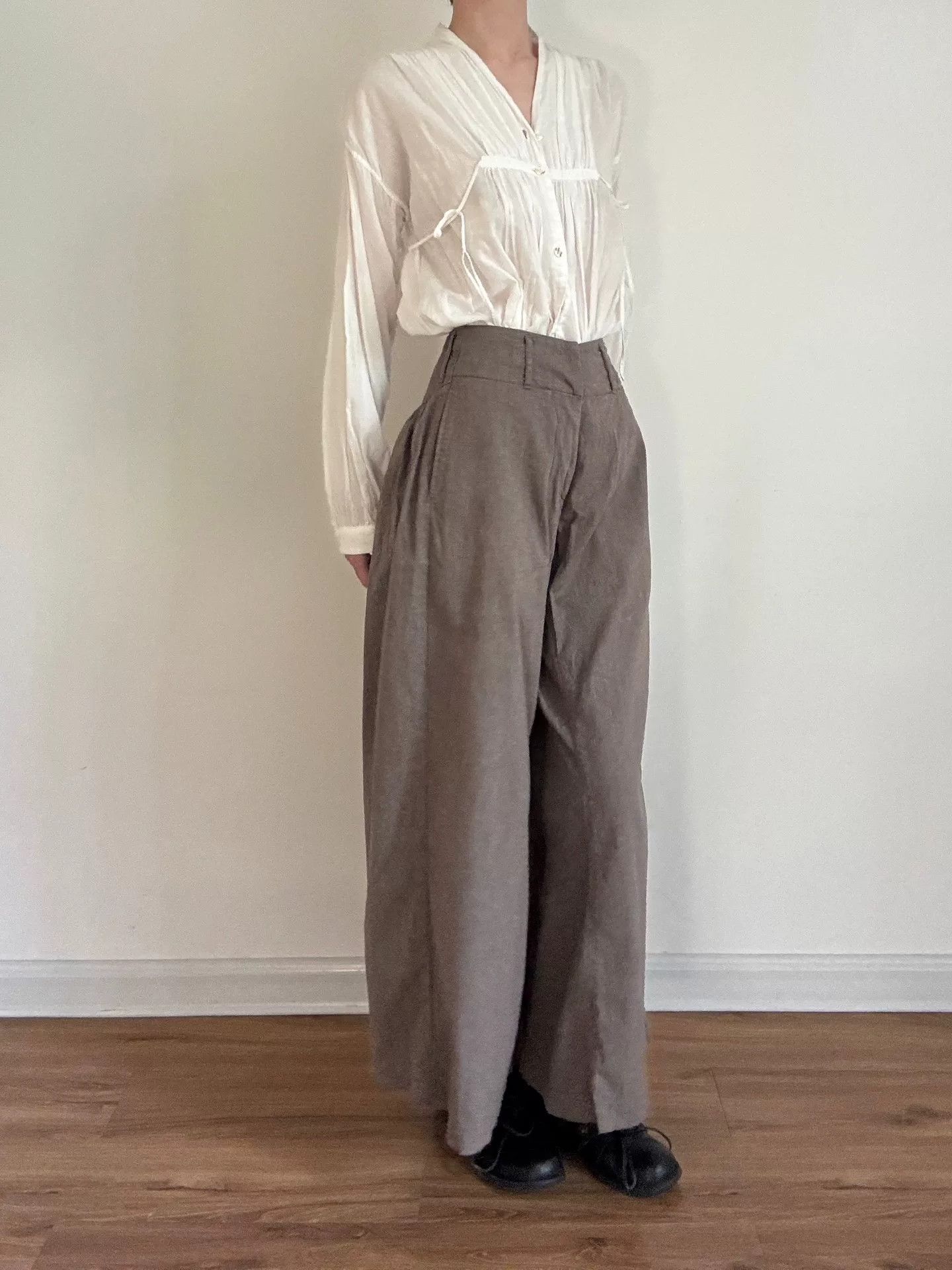Kapital Kapital Wide-Leg Cotton Trousers Size 28" / US 6 / IT 42 - 3 Thumbnail