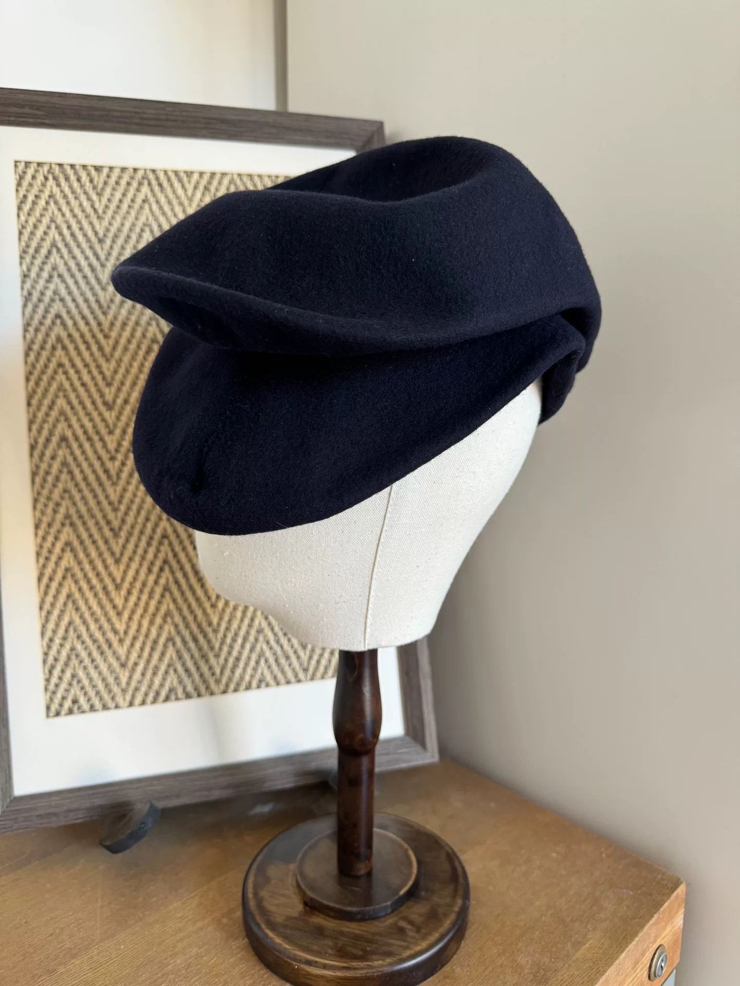 Yohji Yamamoto Yohji Yamamoto 80s Double Beret Hat Size ONE SIZE - 3 Thumbnail