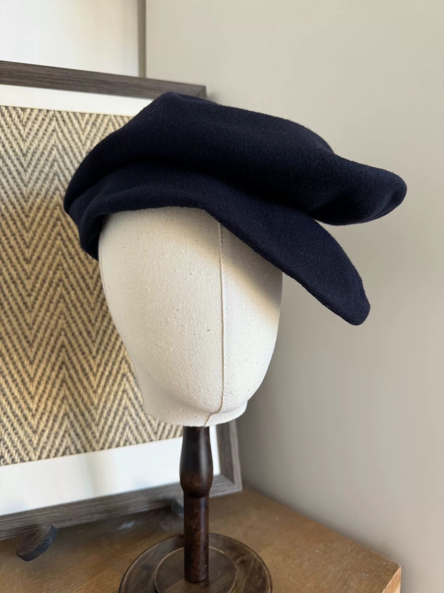 Yohji Yamamoto Yohji Yamamoto 80s Double Beret Hat Size ONE SIZE - 2 Thumbnail