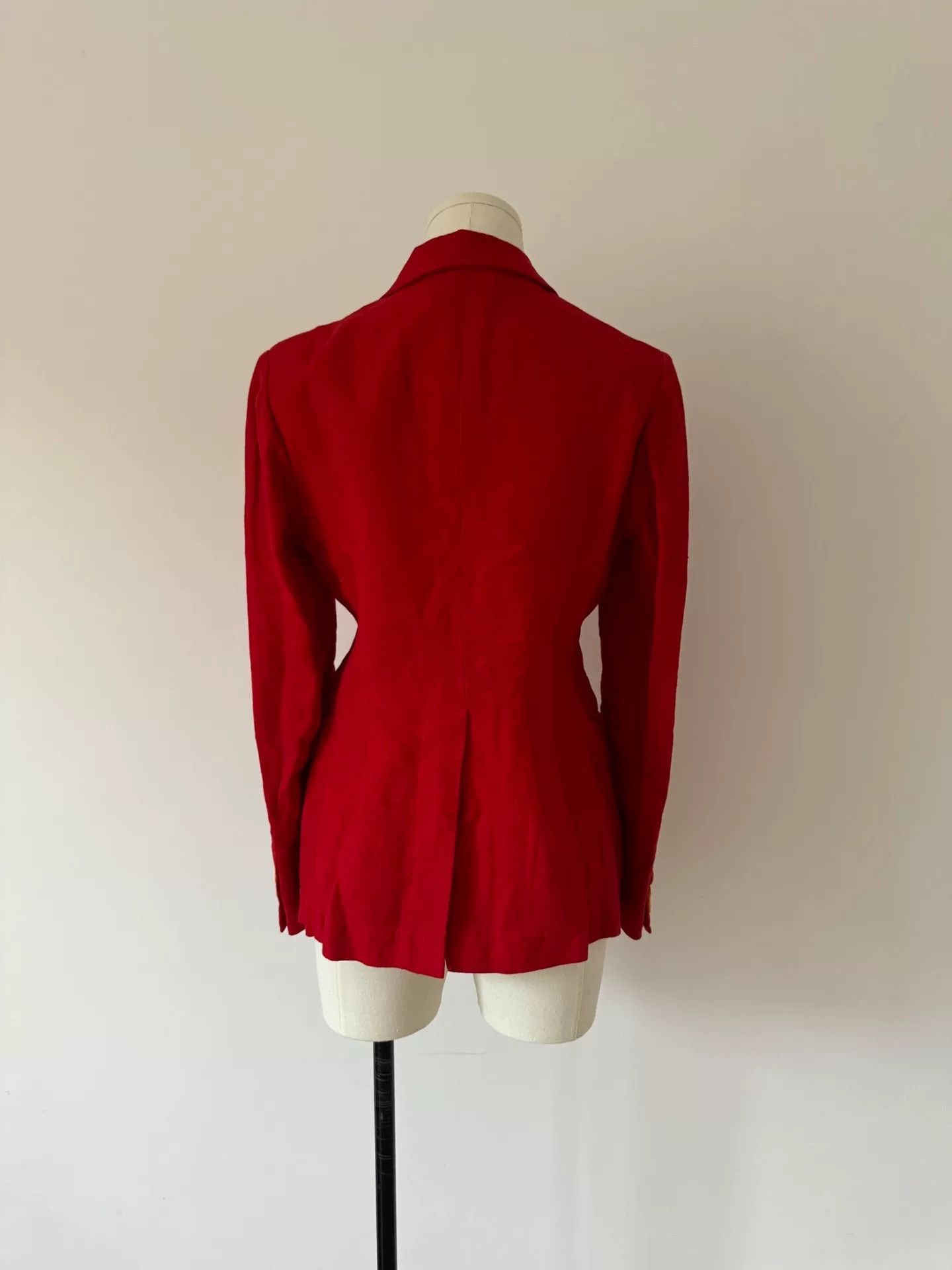 Rei Kawakubo Red Comme des Garçons Blazer Size M / US 6-8 / IT 42-44 - 6 Thumbnail