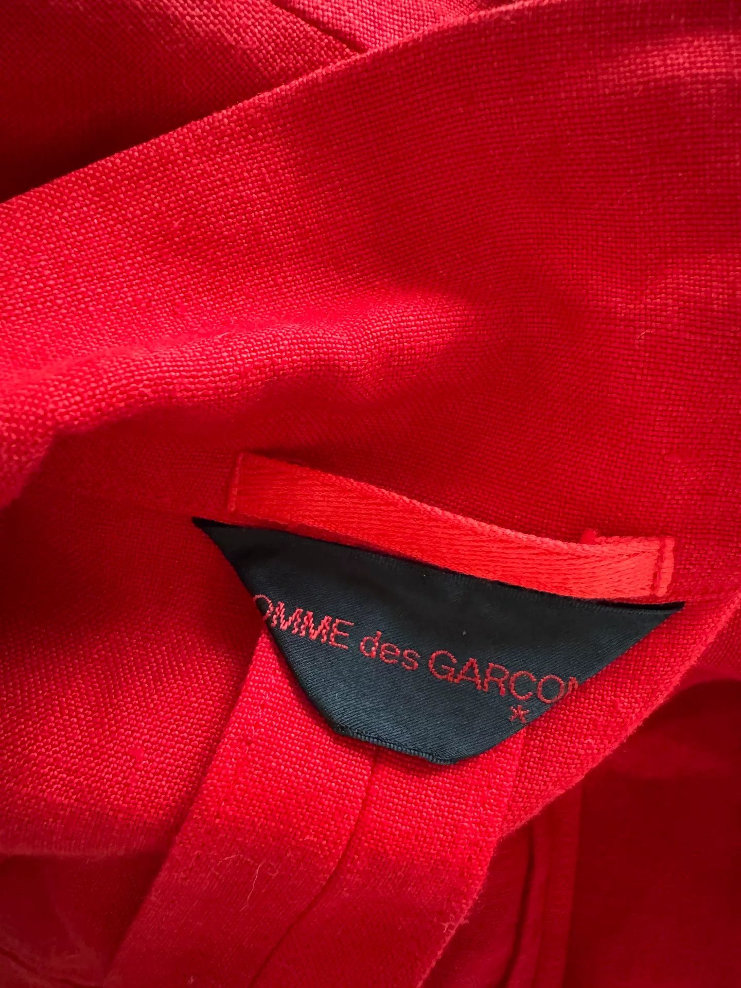 Rei Kawakubo Red Comme des Garçons Blazer Size M / US 6-8 / IT 42-44 - 7 Thumbnail
