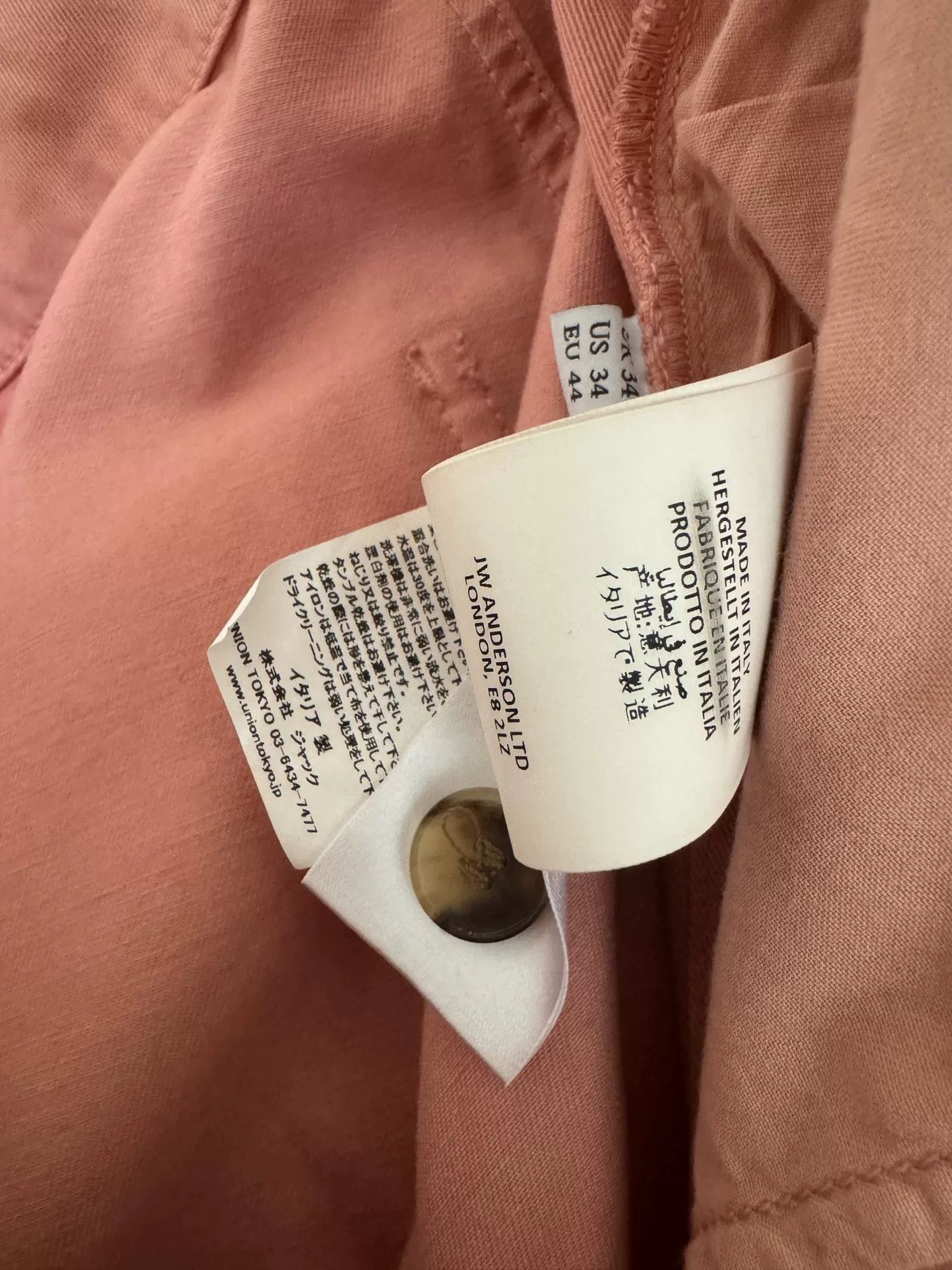 JW Anderson JW Anderson Pink Cotton Trousers Size 27" / US 4 / IT 40 - 6 Thumbnail