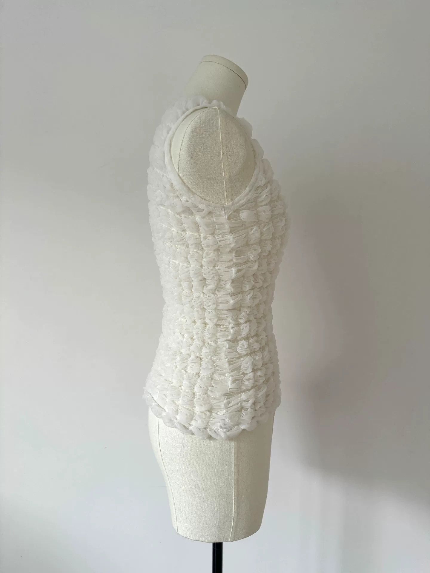 Comme des Garcons CDG Ruffled Top with Straps Size XS / US 0-2 / IT 36-38 - 7 Thumbnail