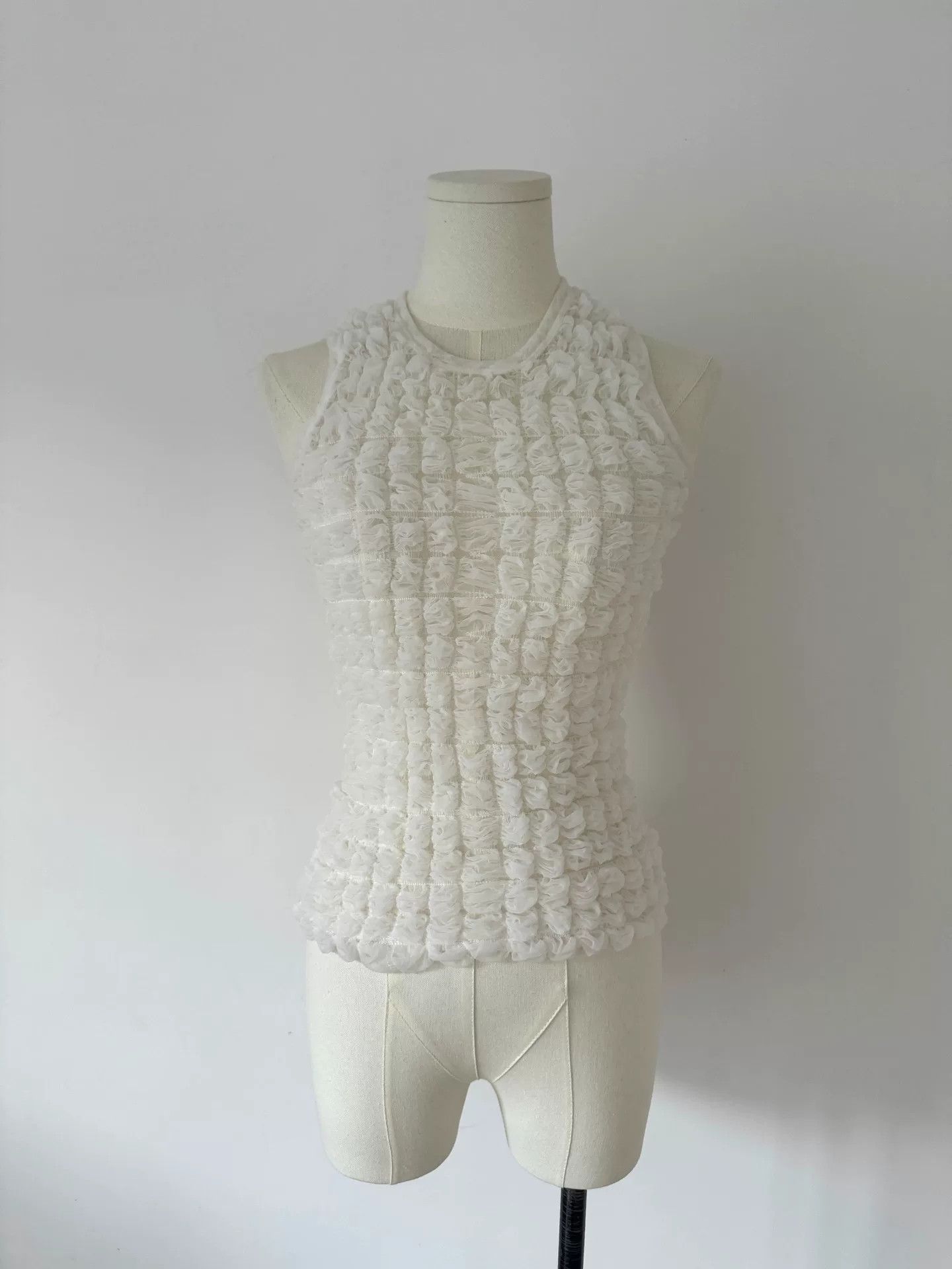 Comme des Garcons CDG Ruffled Top with Straps Size XS / US 0-2 / IT 36-38 - 6 Thumbnail