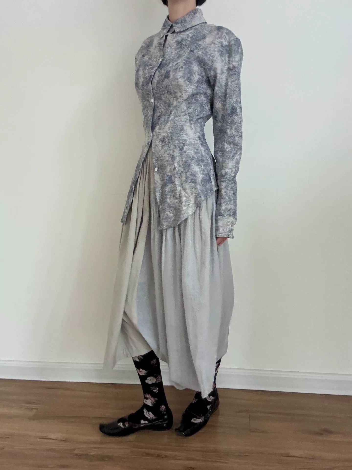 Rei Kawakubo Rei Kawakubo Multi Layered Skirt Size 22" - 4 Thumbnail