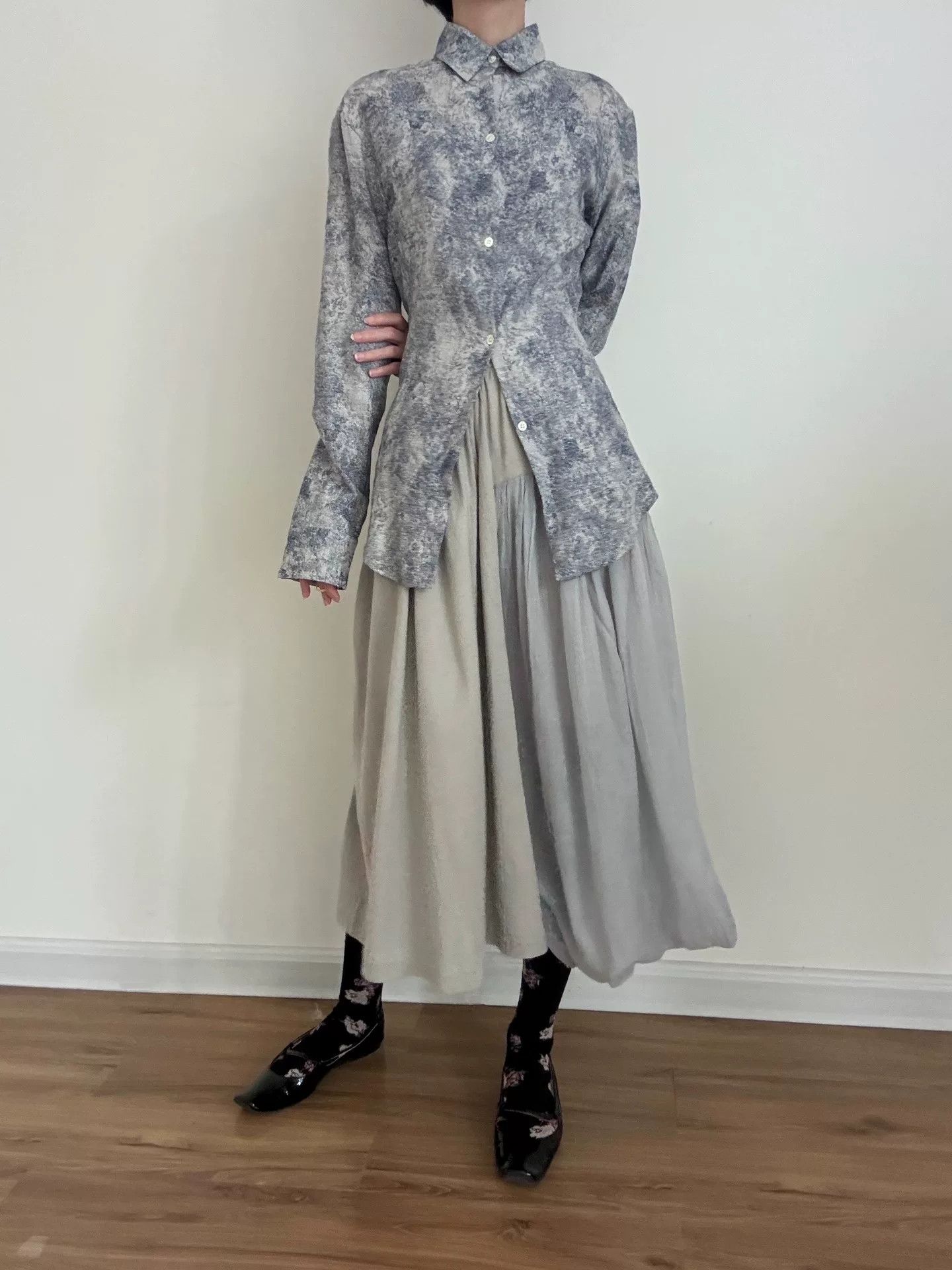 Rei Kawakubo Rei Kawakubo Multi Layered Skirt Size 22" - 3 Thumbnail