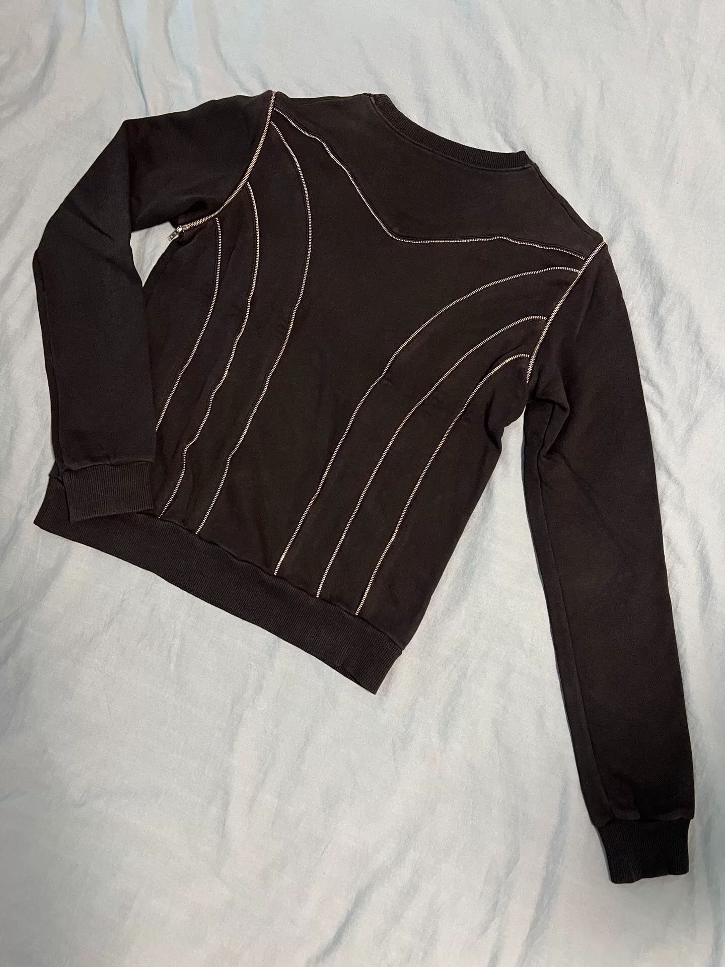 Saint Laurent Paris Saint Laurent Black Sweatshirt S Size Size US S / EU 44-46 / 1 - 4 Thumbnail