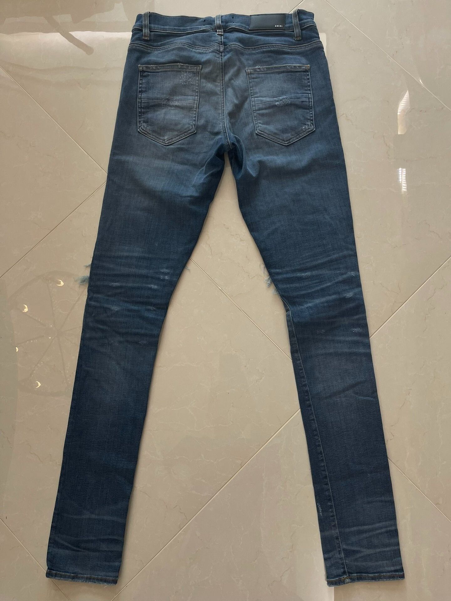 Amiri Amiri Blue Denim Shorts Size 31 Size US 31 - 6 Thumbnail