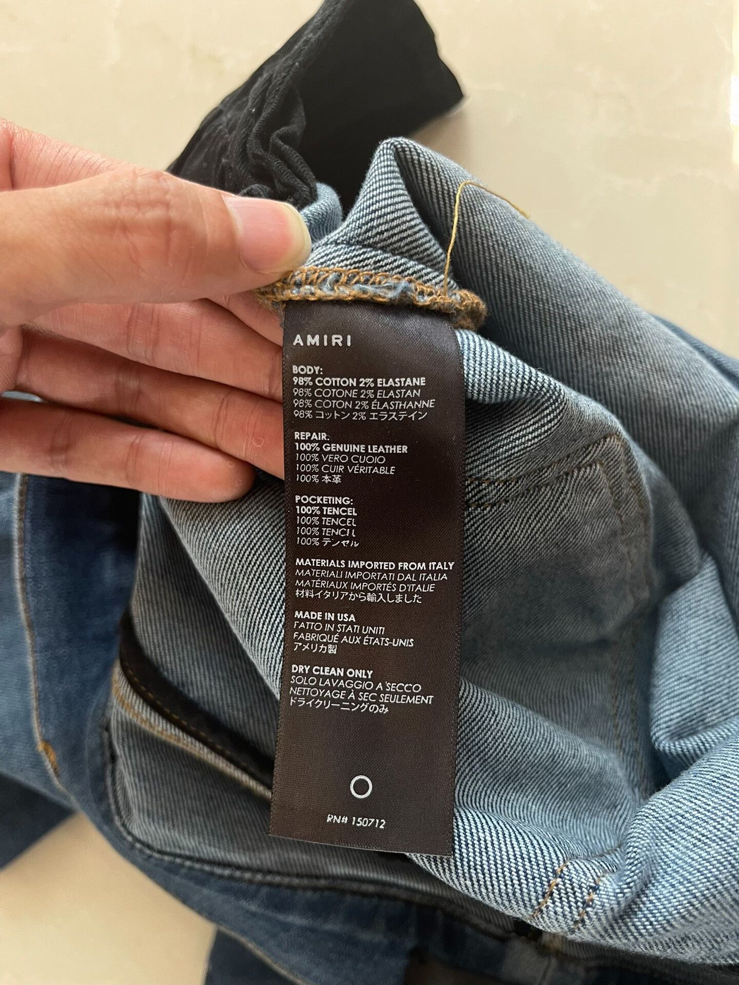 Amiri Amiri Blue Denim Shorts Size 31 Size US 31 - 5 Thumbnail