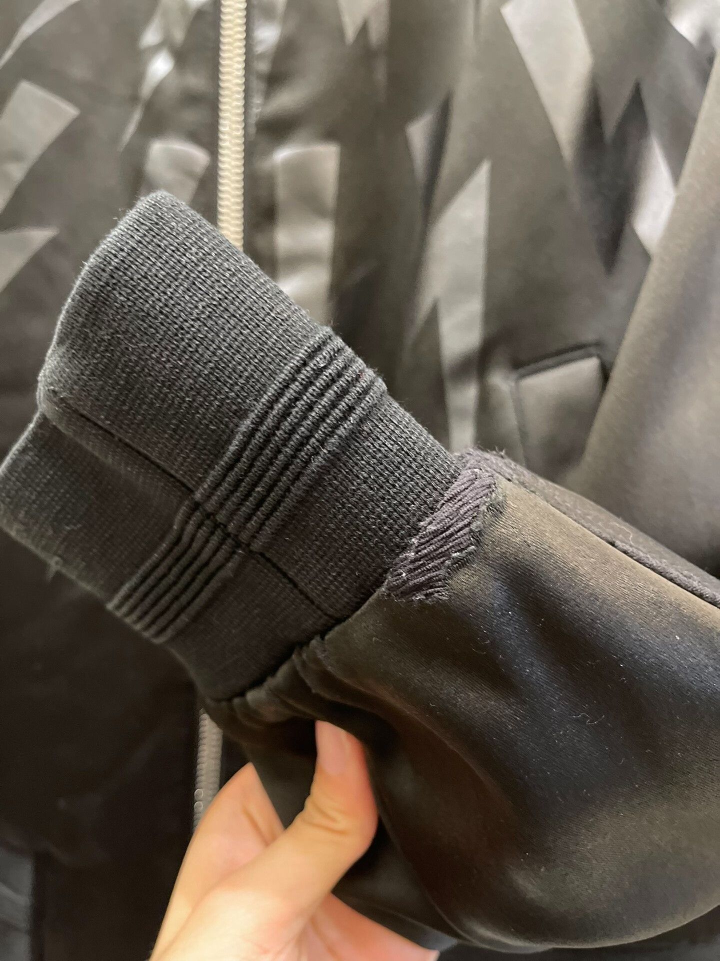 Neil Barrett Neil Barrett Black Bolt Pattern Jacket Size US XL / EU 56 / 4 - 5 Thumbnail