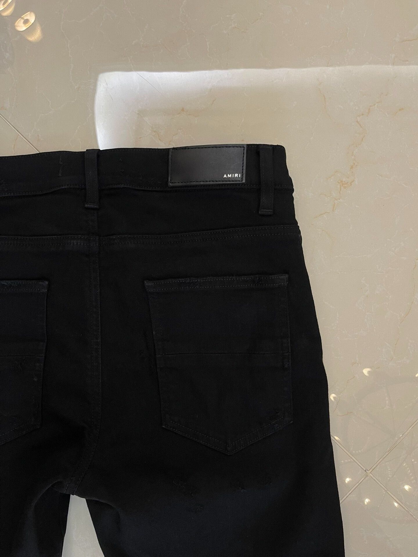 Amiri Amiri Black Denim Pants with Artistic Features Size US 32 / EU 48 - 7 Thumbnail