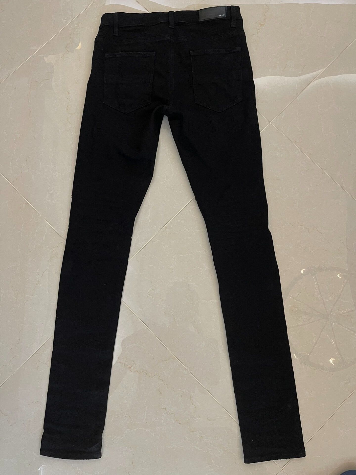 Amiri Amiri Black Denim Pants with Artistic Features Size US 32 / EU 48 - 6 Thumbnail