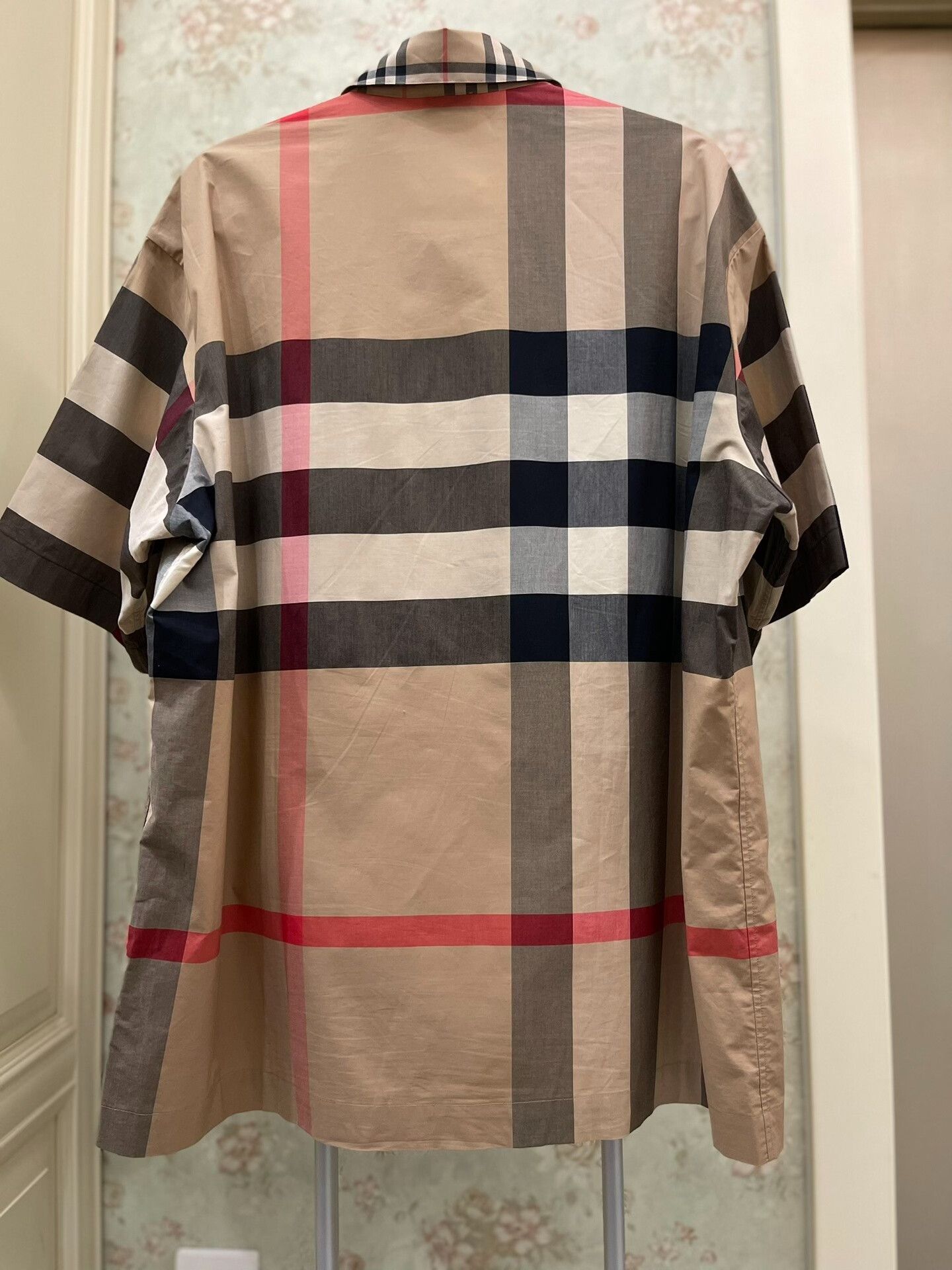 Burberry Burberry Men's Check Short Sleeve Tee Size US XL / EU 56 / 4 - 3 Thumbnail
