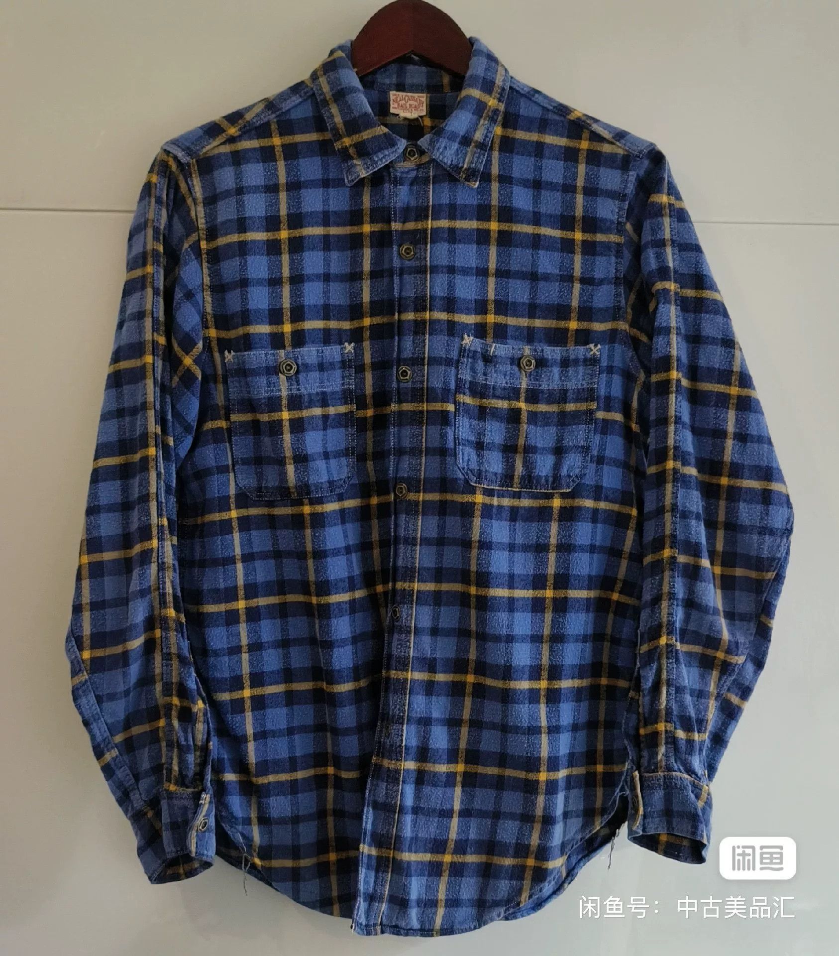 Freewheelers Vintage Flannel Checkered Shirt by FREEWHEELERS Size US M / EU 48-50 / 2 - 2 Thumbnail