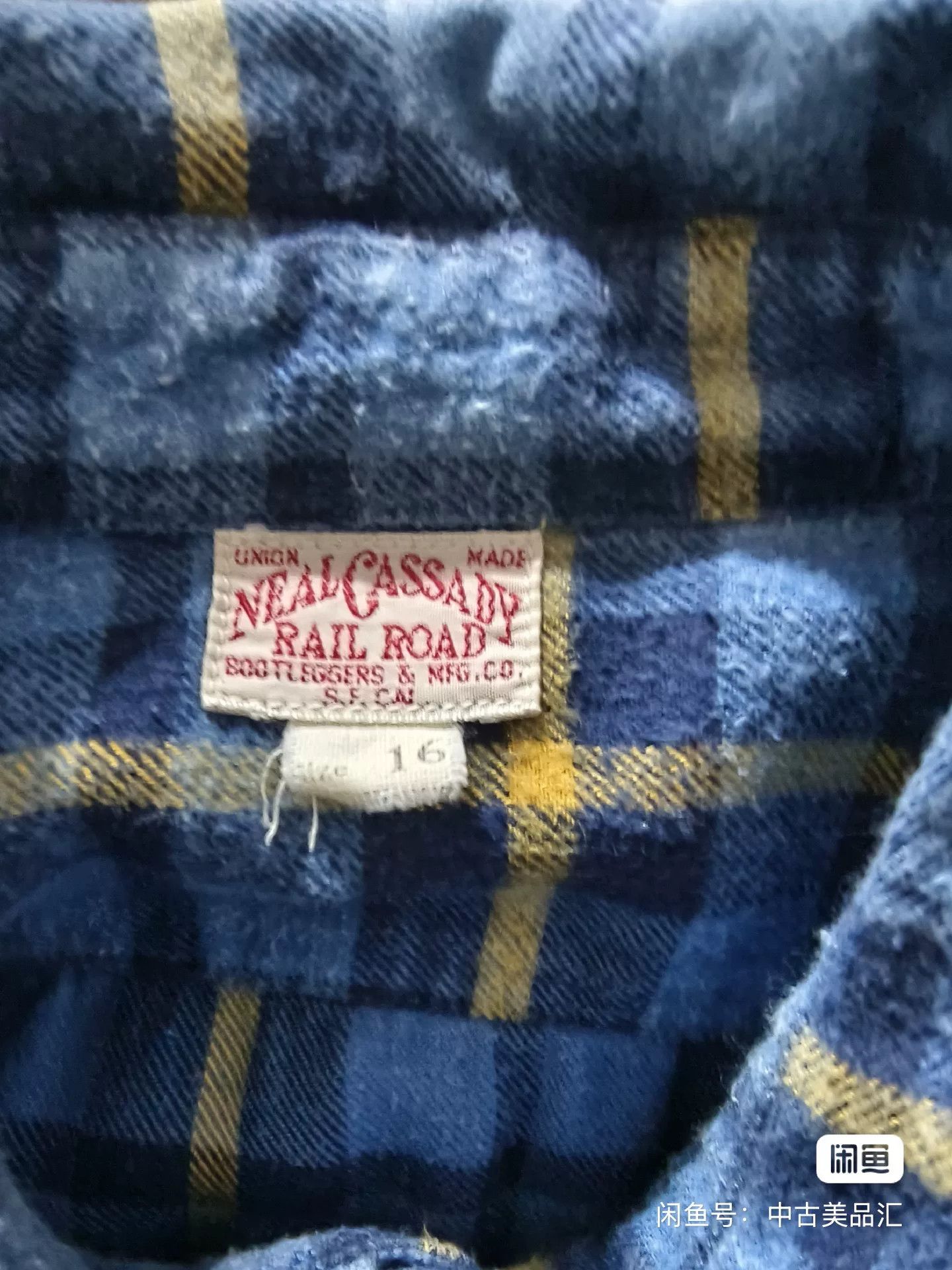 Freewheelers Vintage Flannel Checkered Shirt by FREEWHEELERS Size US M / EU 48-50 / 2 - 4 Thumbnail