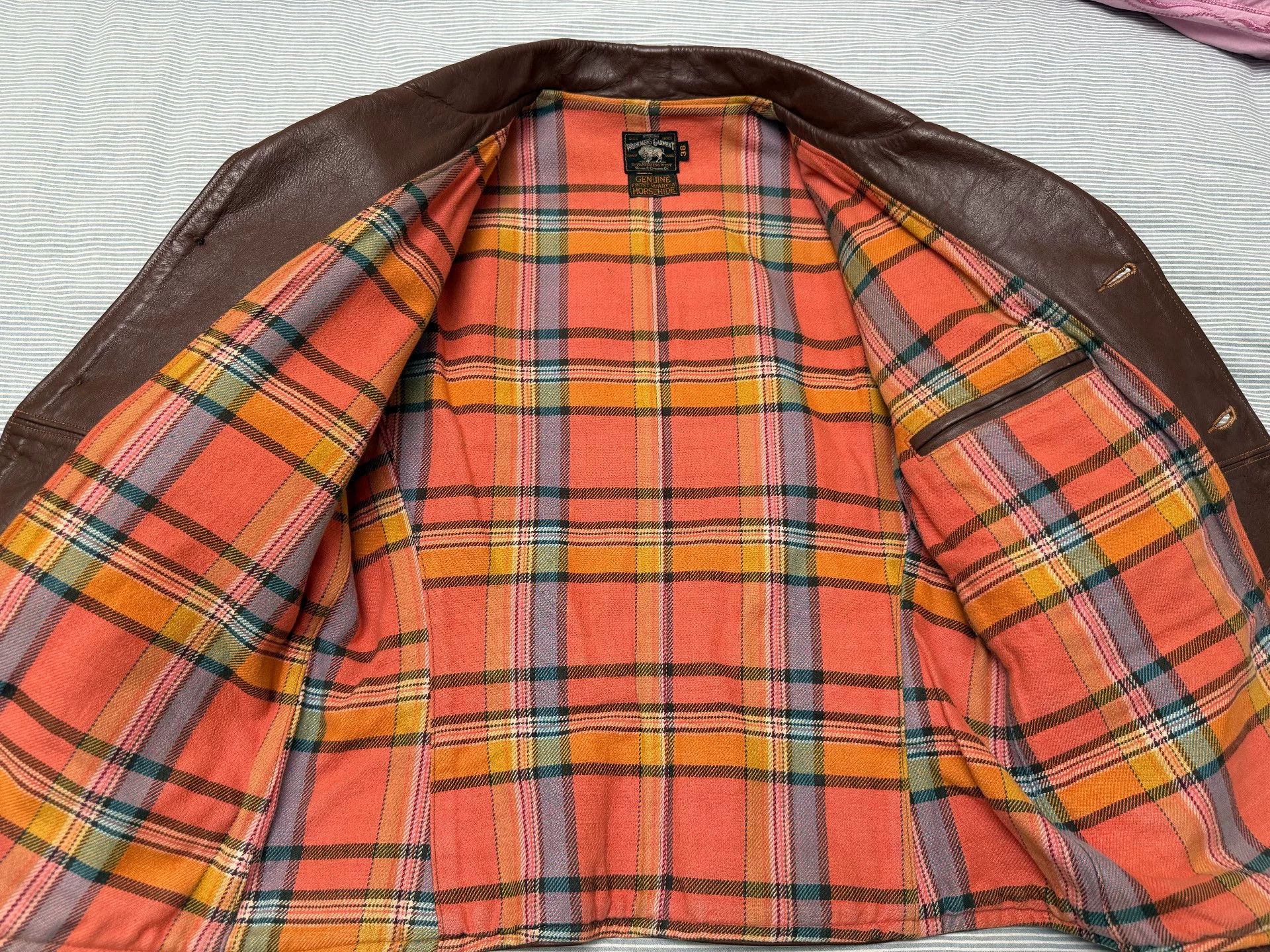 Freewheelers Freewheelers Four Corners Brown Leather Jacket Size US M / EU 48-50 / 2 - 7 Thumbnail