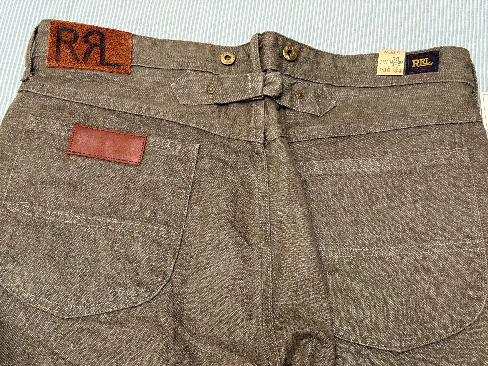 RRL Ralph Lauren RRL Limited Edition Denim Jeans Size 36x34 Size US 36 / EU 52 - 2 Thumbnail