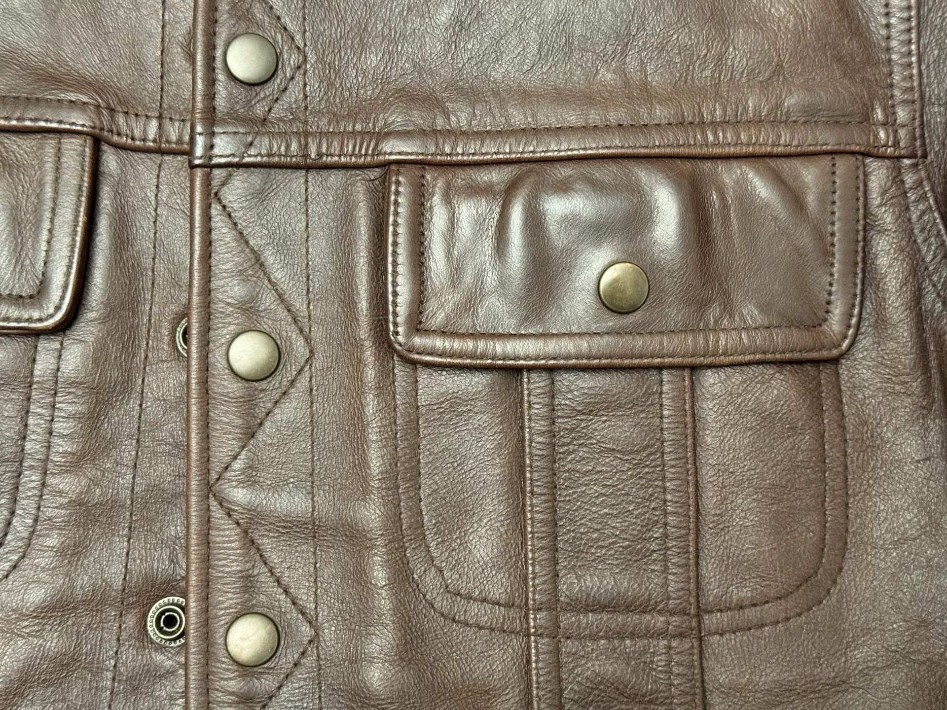 RRL Ralph Lauren Wild Turkey Collaboration Gambler Leather Jacket Size US M / EU 48-50 / 2 - 3 Thumbnail