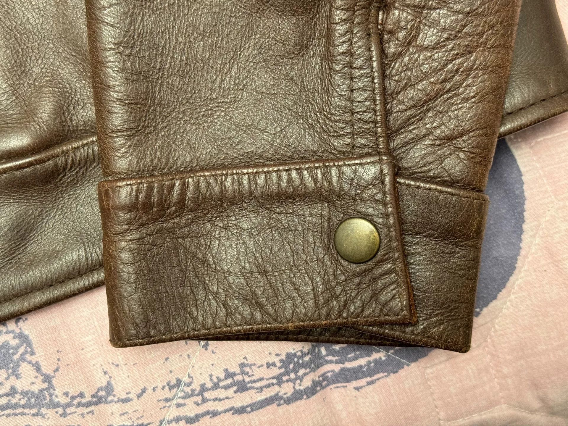RRL Ralph Lauren Wild Turkey Collaboration Gambler Leather Jacket Size US M / EU 48-50 / 2 - 4 Thumbnail