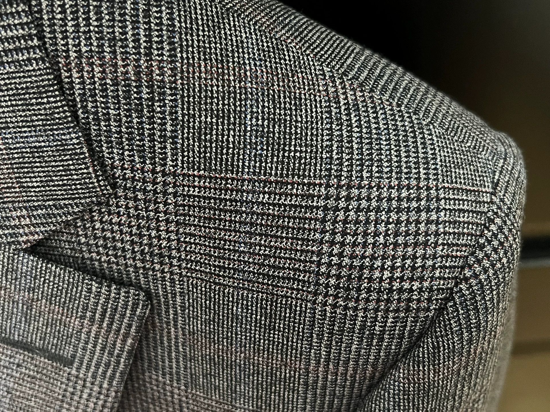 Chester Barrie Gray Prince of Wales Two-Piece Suit Size US M / EU 48-50 / 2 - 2 Thumbnail