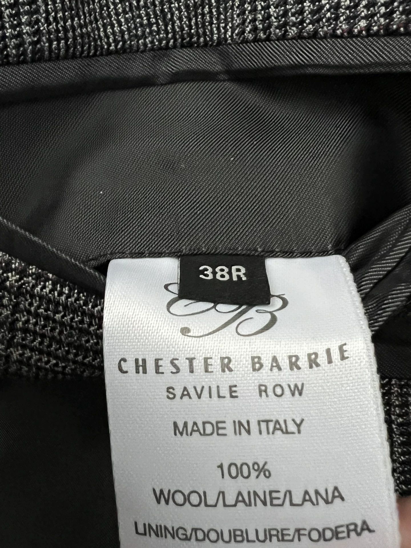 Chester Barrie Gray Prince of Wales Two-Piece Suit Size US M / EU 48-50 / 2 - 4 Thumbnail