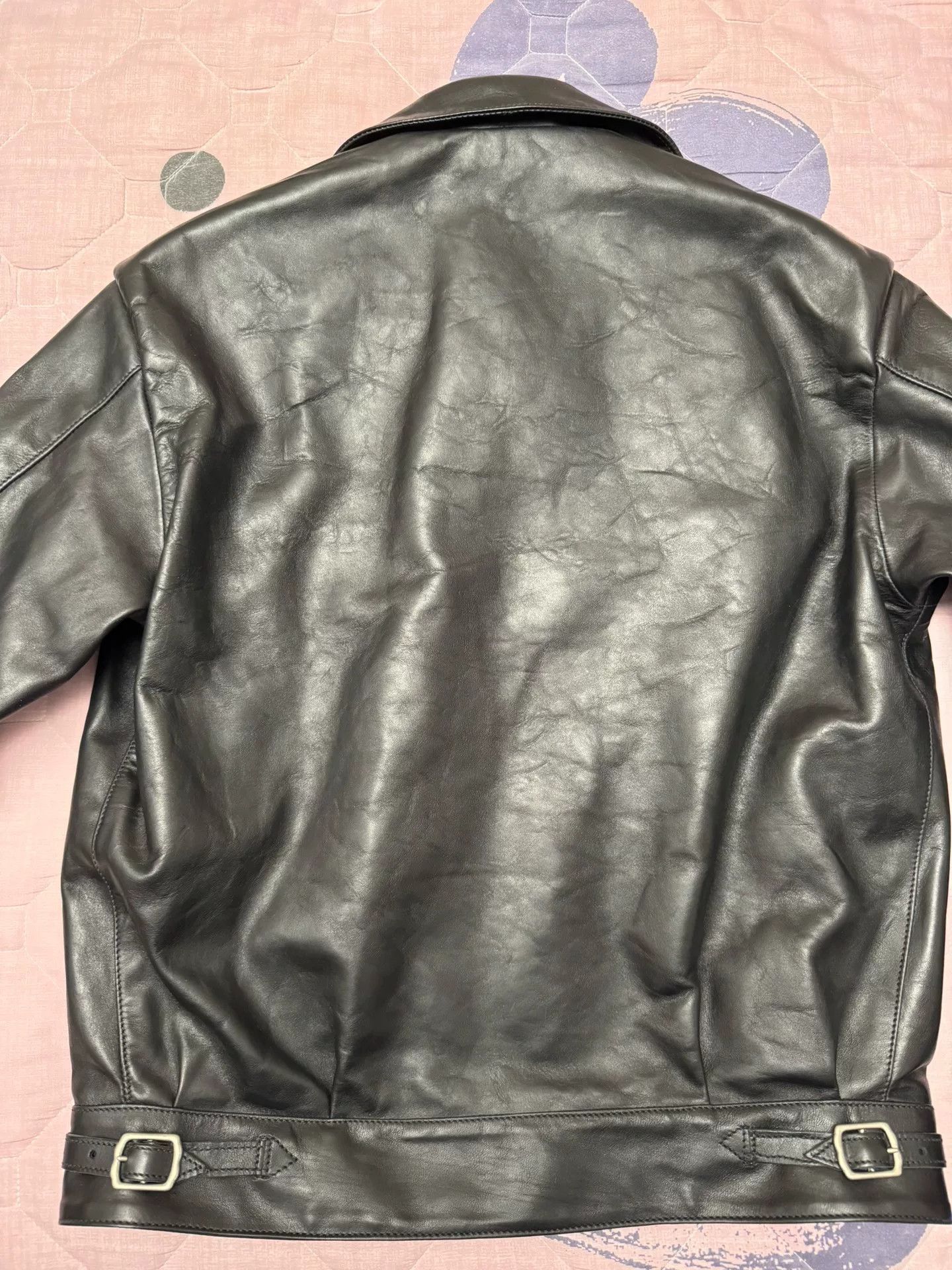 Eastman Leather Clothing WWII-Inspired Black Leather Flight Jacket Size US L / EU 52-54 / 3 - 7 Thumbnail