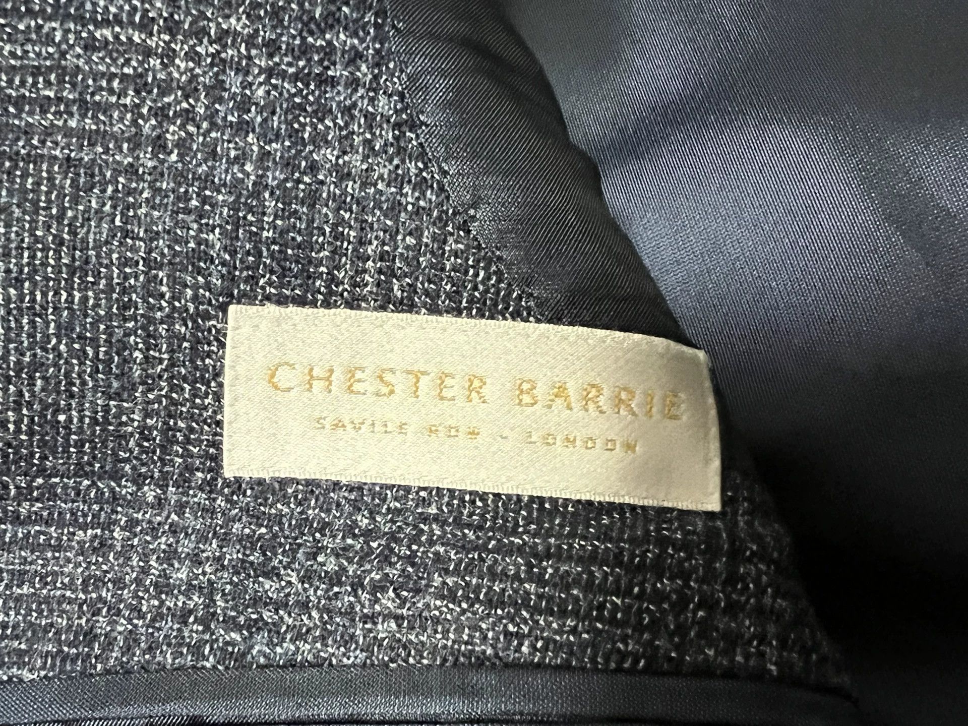 Chester Barrie Chester Barrie Blue Prince of Wales Jacket Size US M / EU 48-50 / 2 - 4 Thumbnail