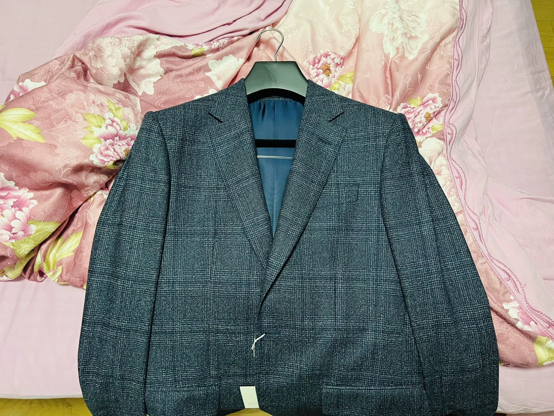 Chester Barrie Chester Barrie Blue Prince of Wales Jacket Size US M / EU 48-50 / 2 - 3 Thumbnail