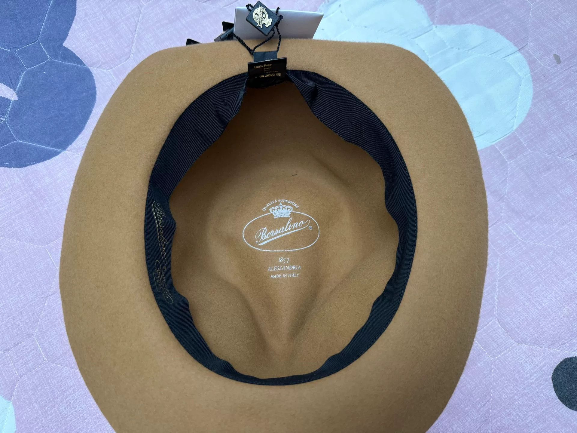 Borsalino Borsalino Alessandria Lightweight Fedora Hat Size ONE SIZE - 3 Thumbnail