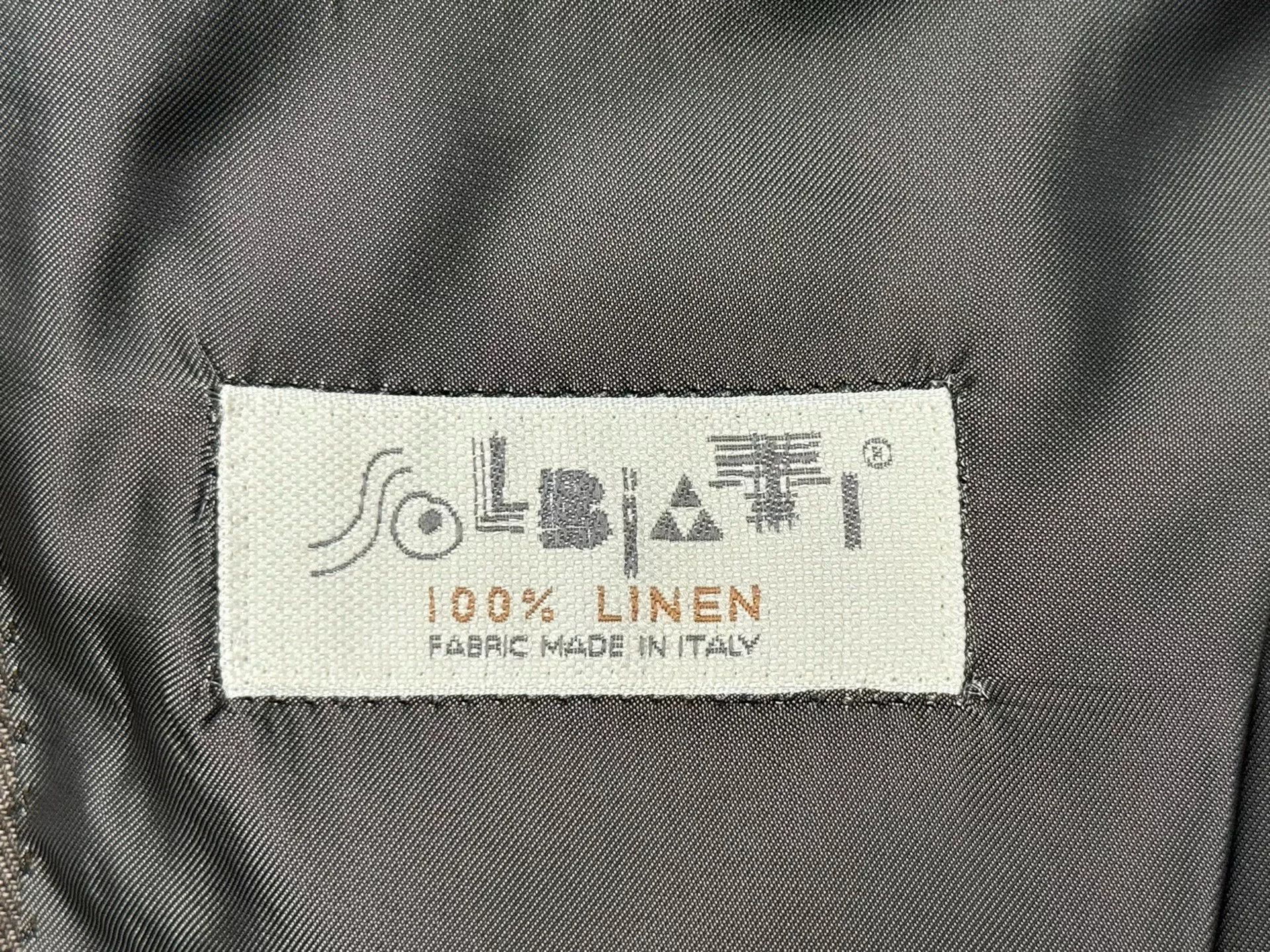 Chester Barrie Chester Barrie Gray Linen Suit Jacket Size US M / EU 48-50 / 2 - 5 Thumbnail