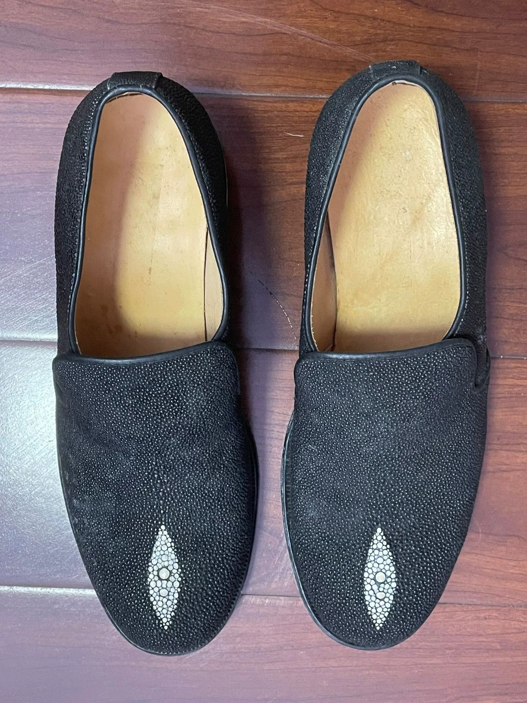 Brooks Black Pearl Fish Skin Shoes Size US 10.5 / EU 43-44 - 3 Thumbnail