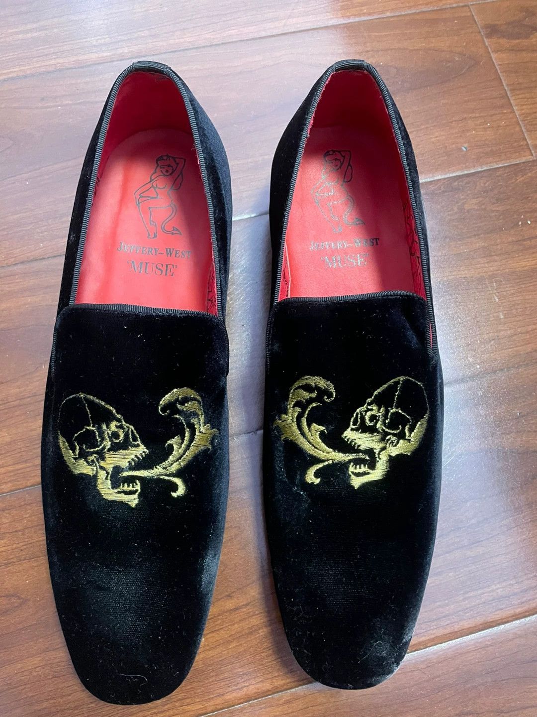 Jeffery West Jeffery West Black Velvet Loafers Size 9 Size US 11 / EU 44 - 3 Thumbnail