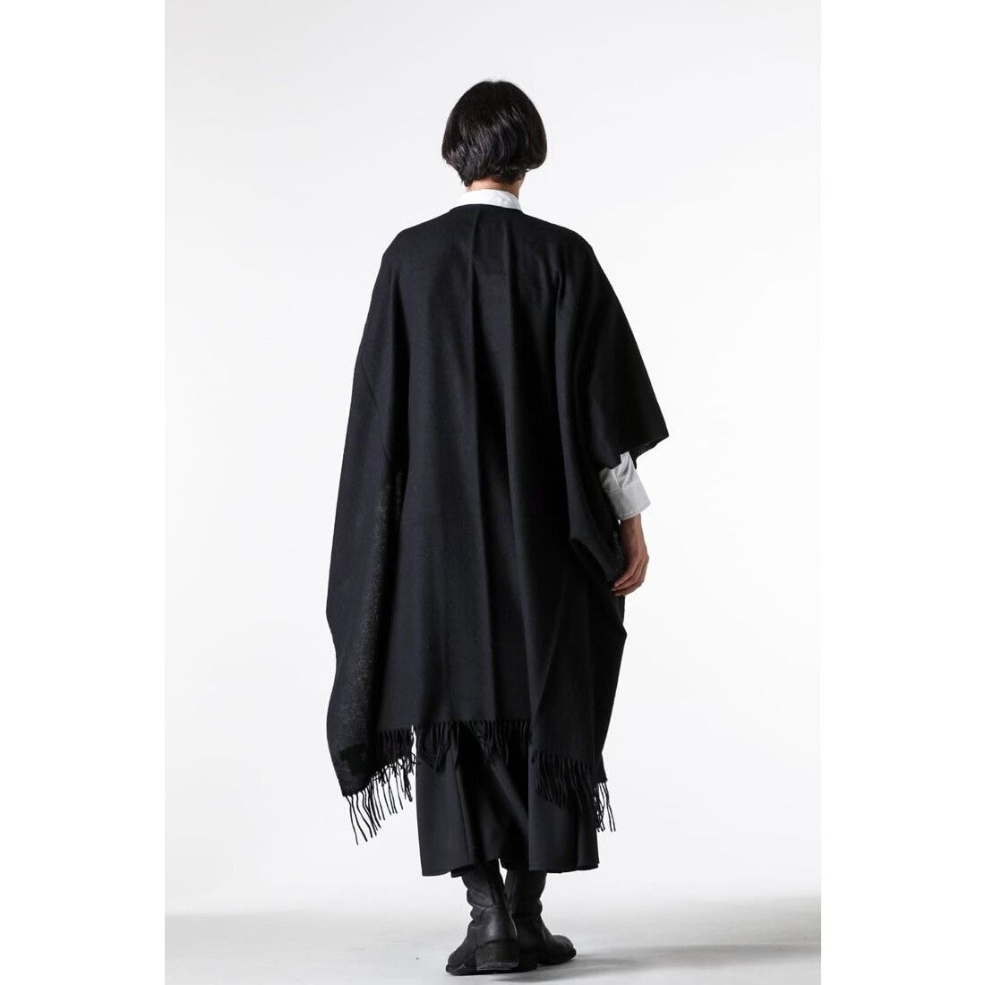 Yohji Yamamoto Yohji Yamamoto Wool Cape Scarf Size ONE SIZE - 4 Thumbnail