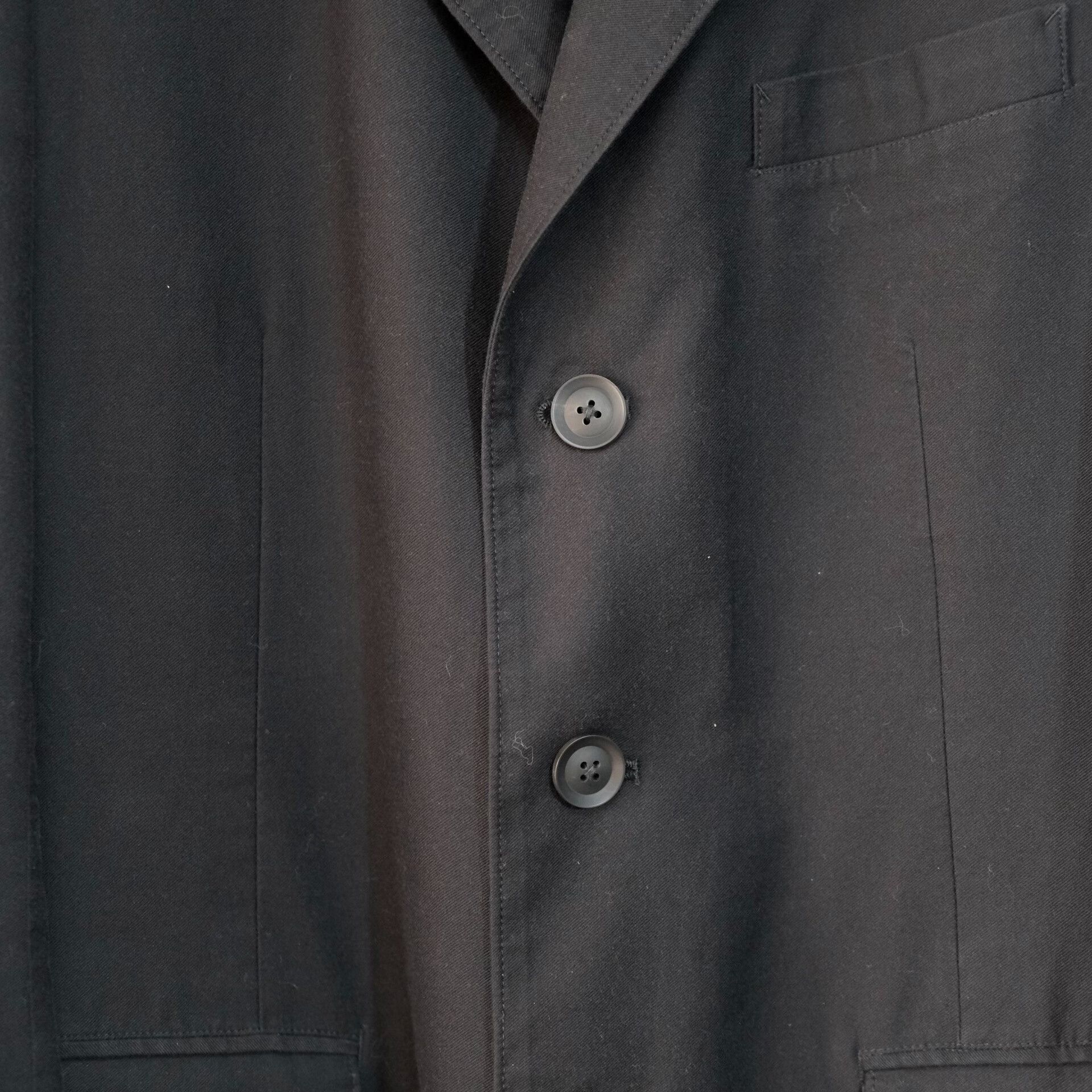 Yohji Yamamoto YOHJI YAMAMOTO Black Doctor Jacket Size US S / EU 44-46 / 1 - 5 Thumbnail