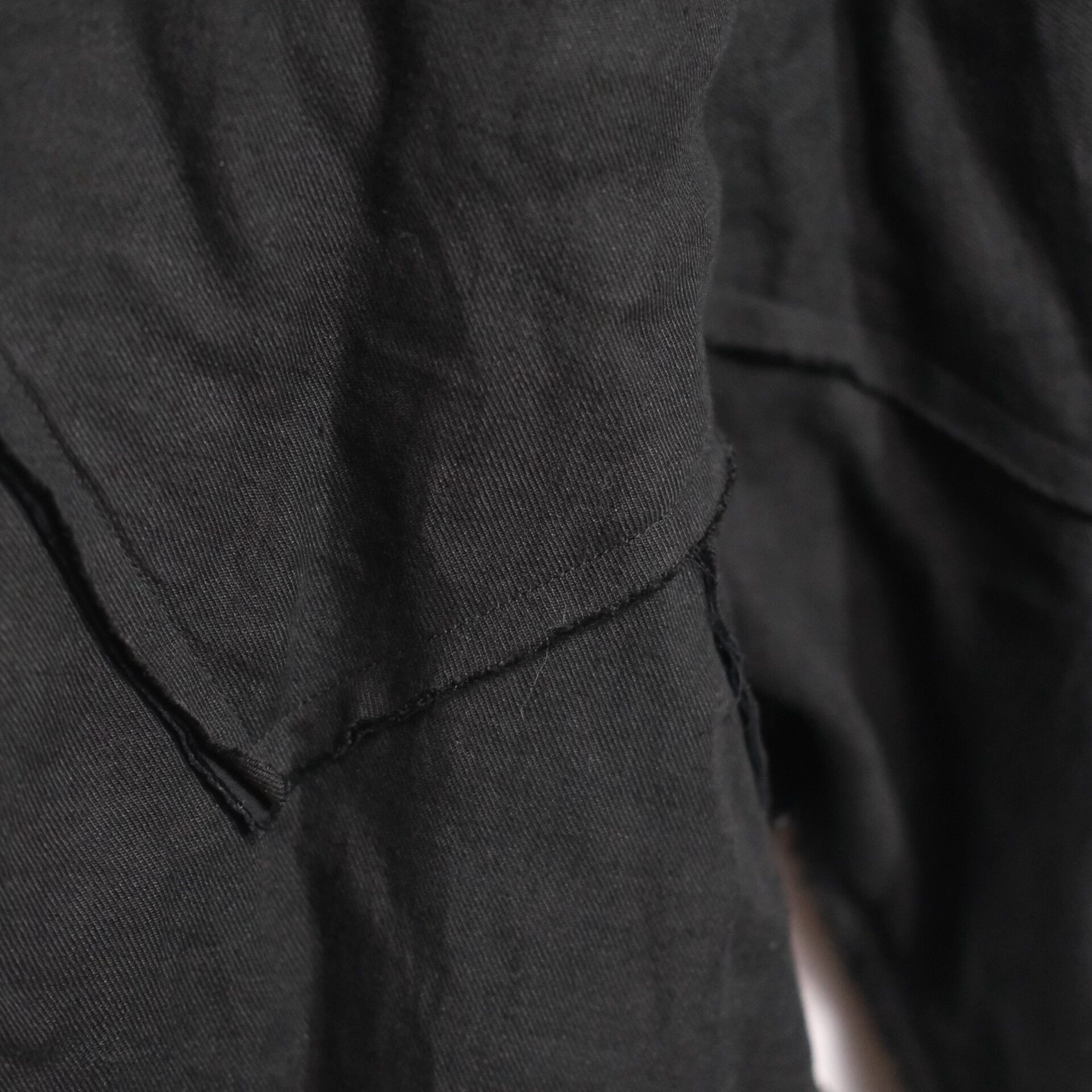 Yohji Yamamoto Yohji Yamamoto Black Low Rise Trousers Size US 26 / EU 42 - 5 Thumbnail