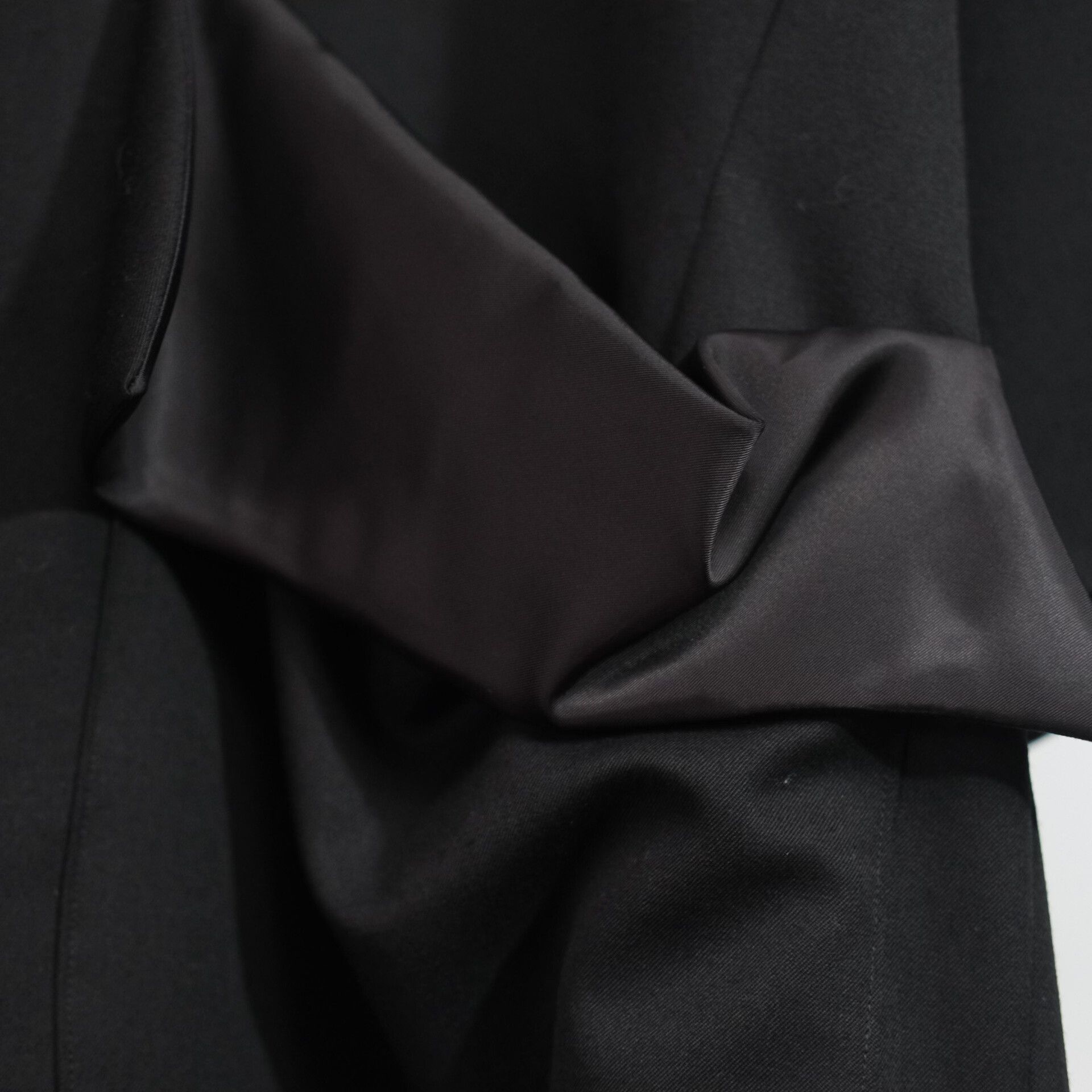 Sulvam Stylish Black Coat by Sulvam Size US M / EU 48-50 / 2 - 3 Thumbnail
