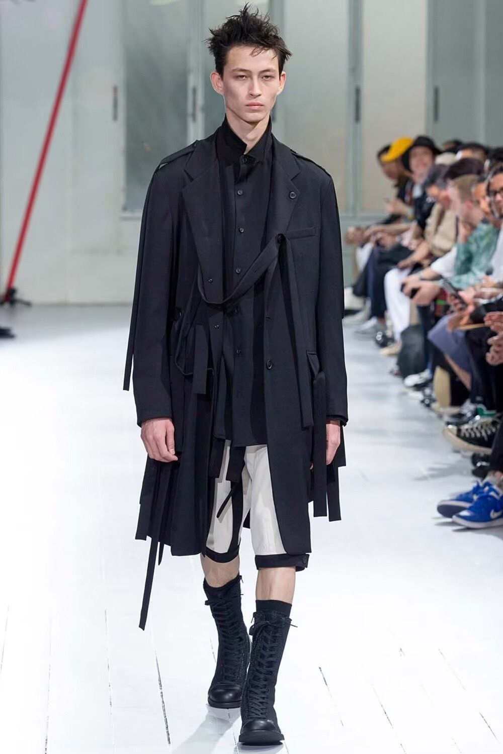 Yohji Yamamoto Yohji Yamamoto Long Coat with ribbons Size US M / EU 48-50 / 2 - 2 Thumbnail