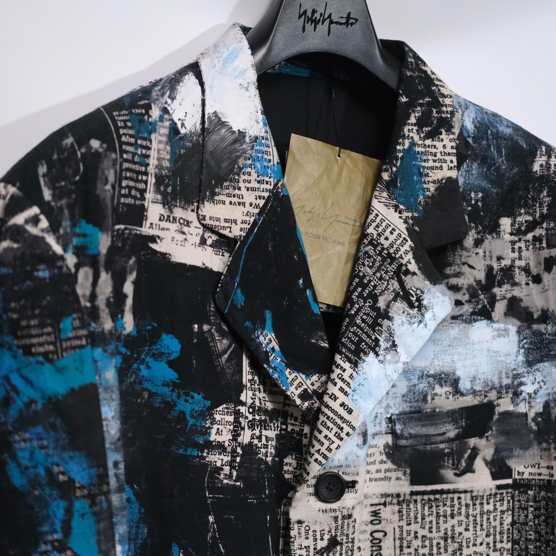 Yohji Yamamoto Yohji Yamamoto 22SS Blue Paper Suit Size US M / EU 48-50 / 2 - 7 Thumbnail