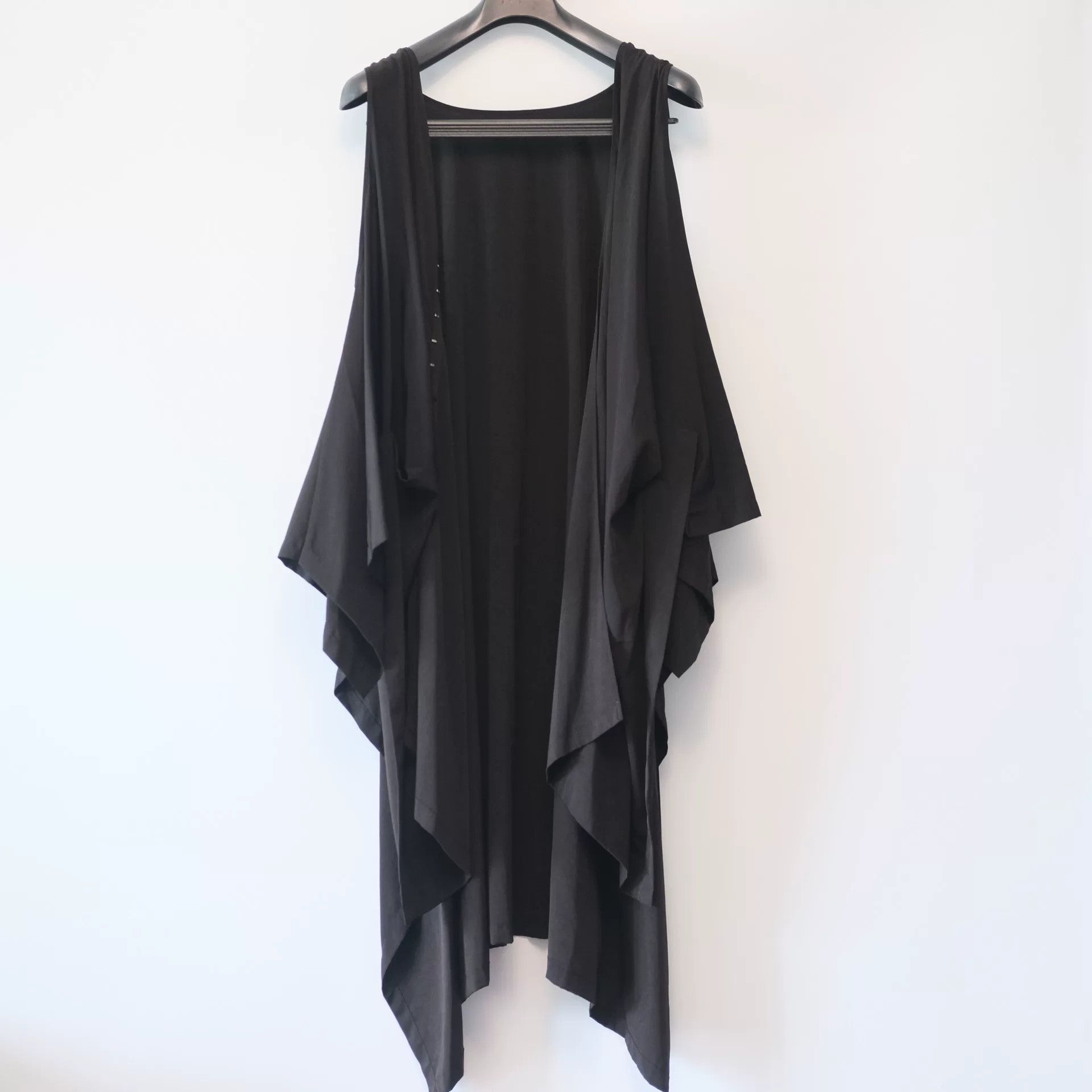 Yohji Yamamoto Yohji Yamamoto Women’s Black Cardigan Jacket Size M / US 6-8 / IT 42-44 - 7 Thumbnail