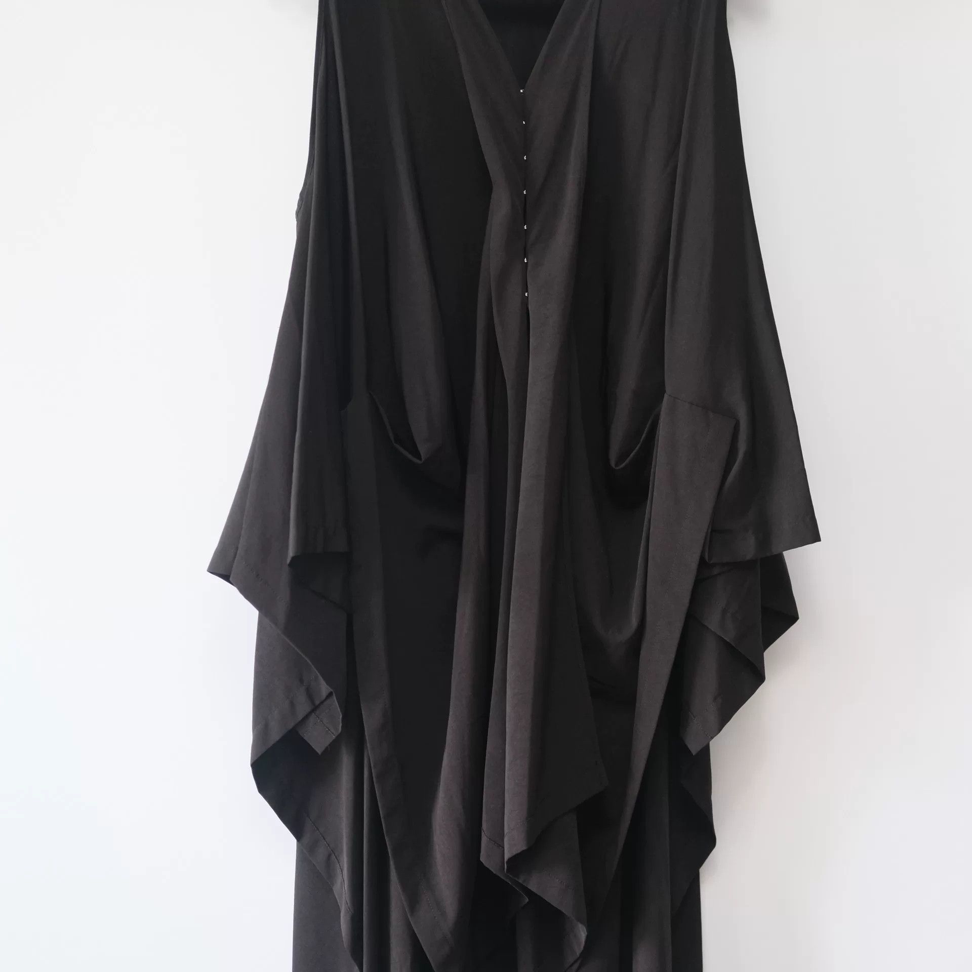 Yohji Yamamoto Yohji Yamamoto Women’s Black Cardigan Jacket Size M / US 6-8 / IT 42-44 - 2 Thumbnail