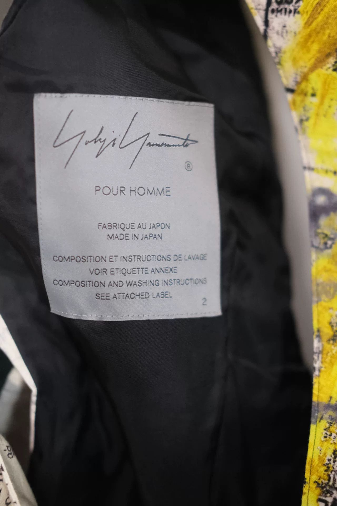 Yohji Yamamoto Yohji Yamamoto Yellow Newspaper Vest Size US M / EU 48-50 / 2 - 5 Thumbnail