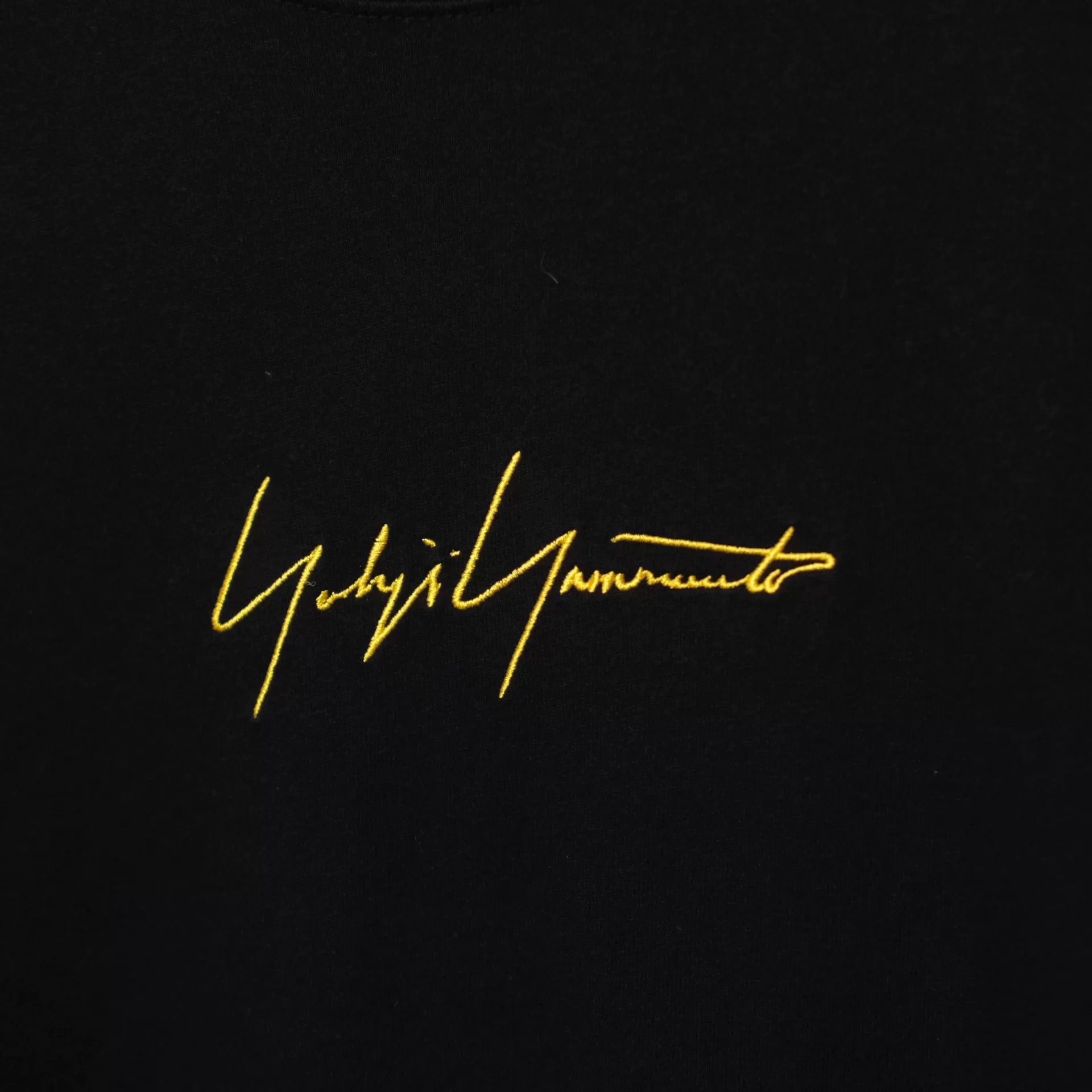 Yohji Yamamoto Yohji Yamamoto Black Logo T-Shirt Size US L / EU 52-54 / 3 - 2 Thumbnail