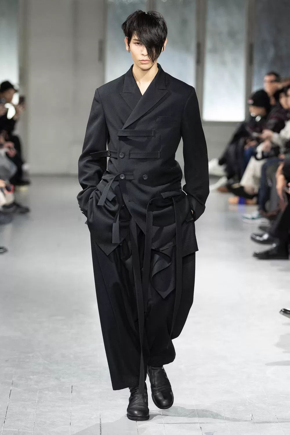 Yohji Yamamoto Yohji Yamamoto Rual Tie Jacket Size US M / EU 48-50 / 2 - 7 Thumbnail