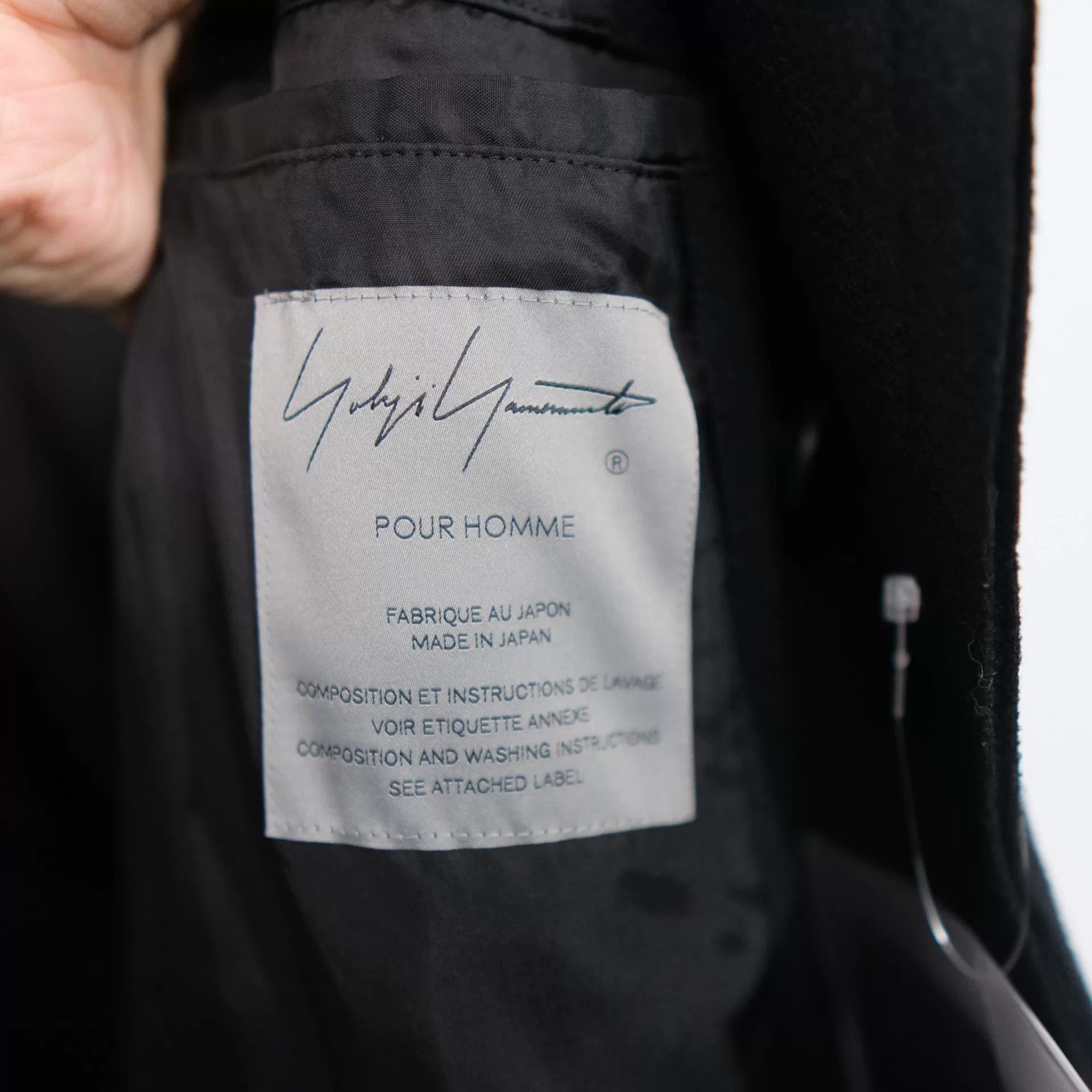 Yohji Yamamoto Unique Black Yohji Yamamoto Coat Size L / US 10 / IT 46 - 7 Thumbnail