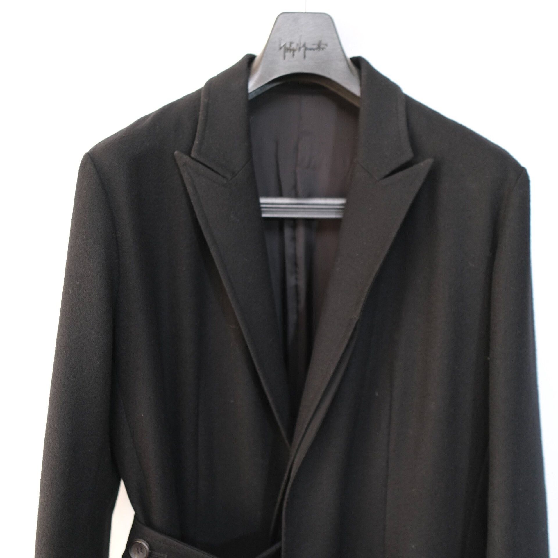 Yohji Yamamoto Yohji Yamamoto Noir Long Black Coat Size L / US 10 / IT 46 - 3 Thumbnail